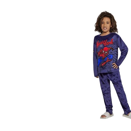 Pijama para niño de Spider-Man, color azul marino, mod. 1093095