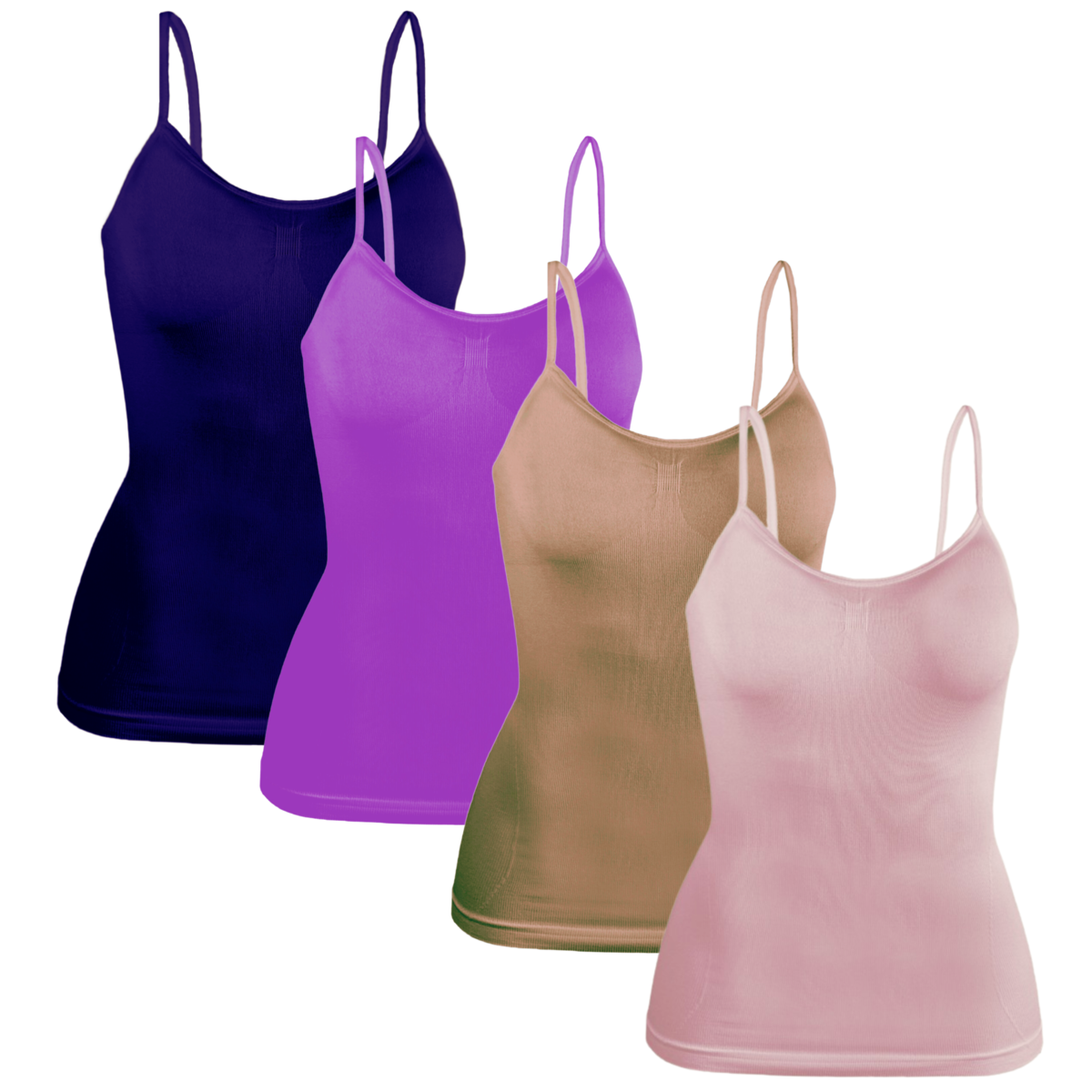 Set 4 Blusas Mujer Tirantes Casual Blusa Negra Crop Top Dama