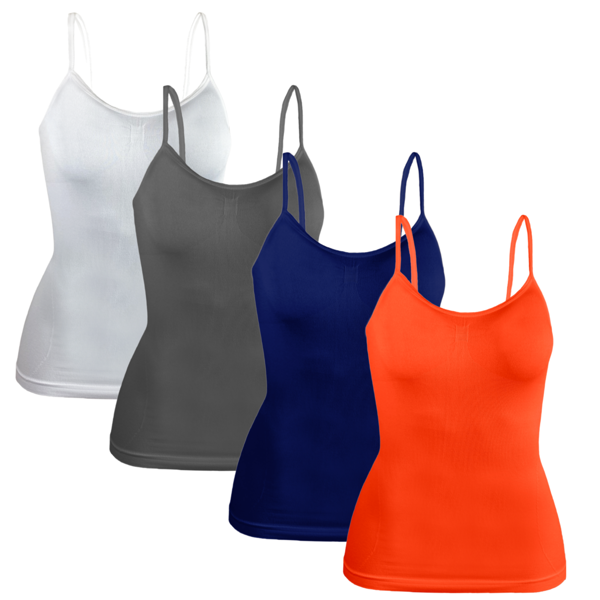 Set 4 Blusas Mujer Tirantes Casual Blusa Negra Crop Top Dama