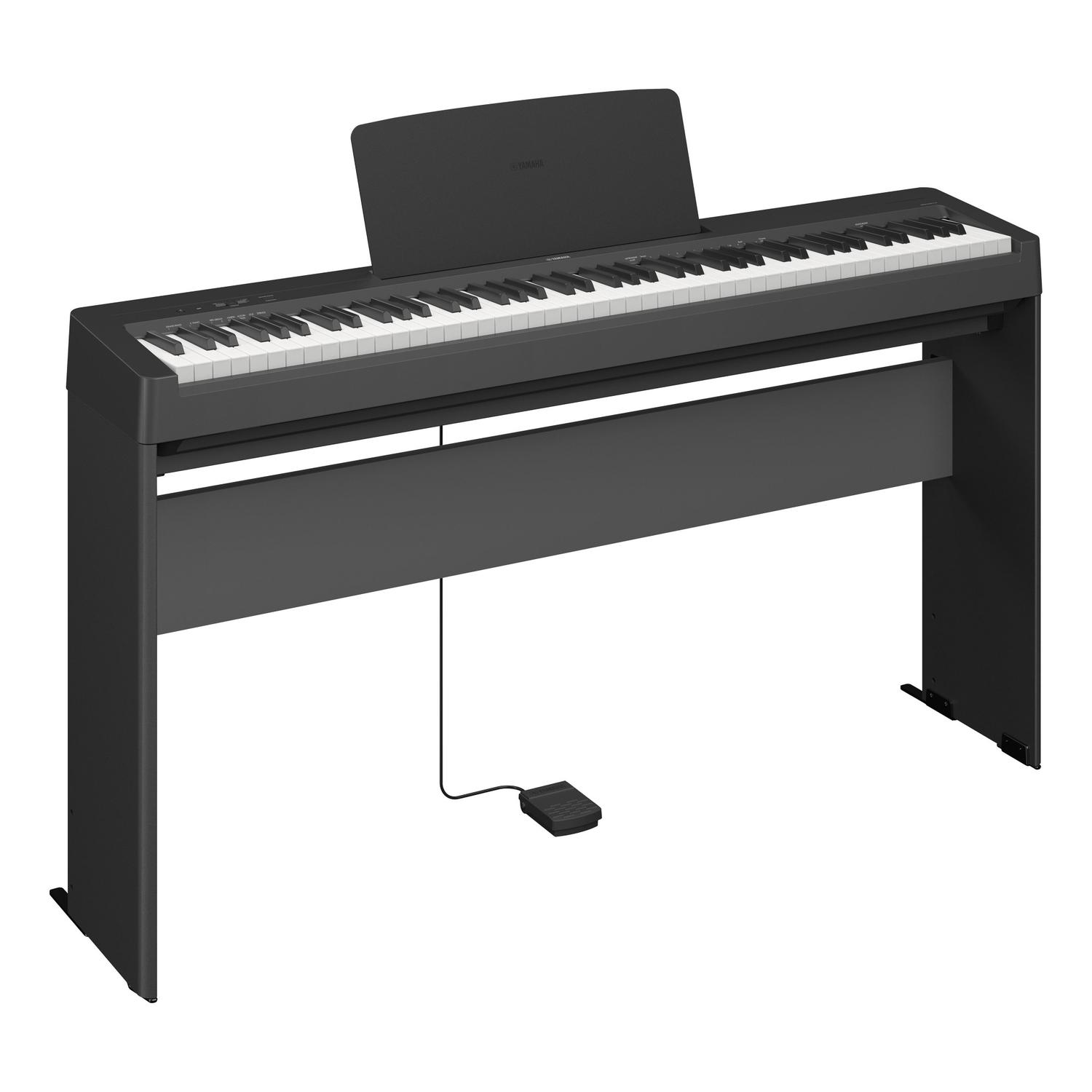 Yamaha P145 Piano Digital 88 Teclas con Base L-100 y Pedal.