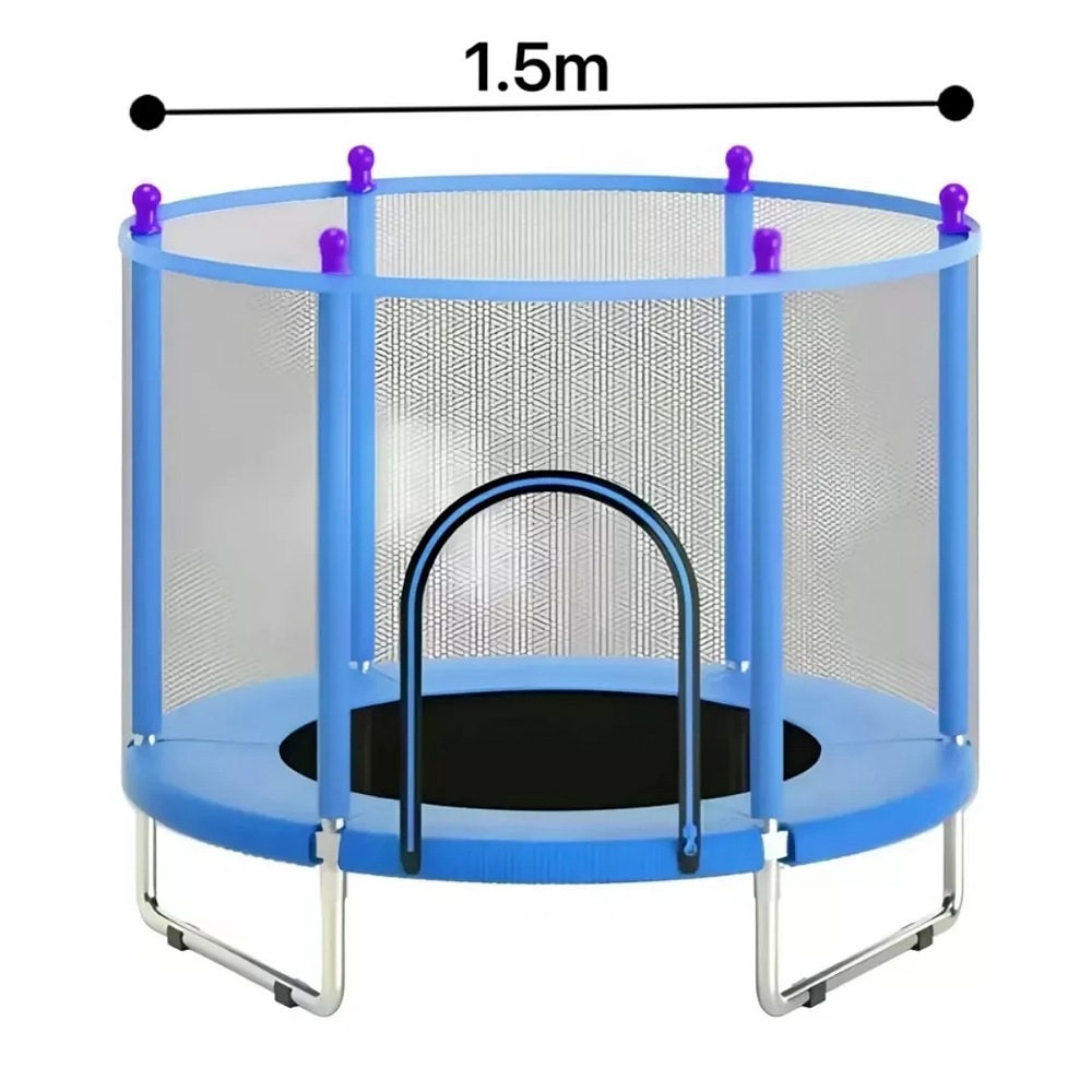 Trampolin Ninos Infantil Tumbling Resortes Red Seguridad 1.5