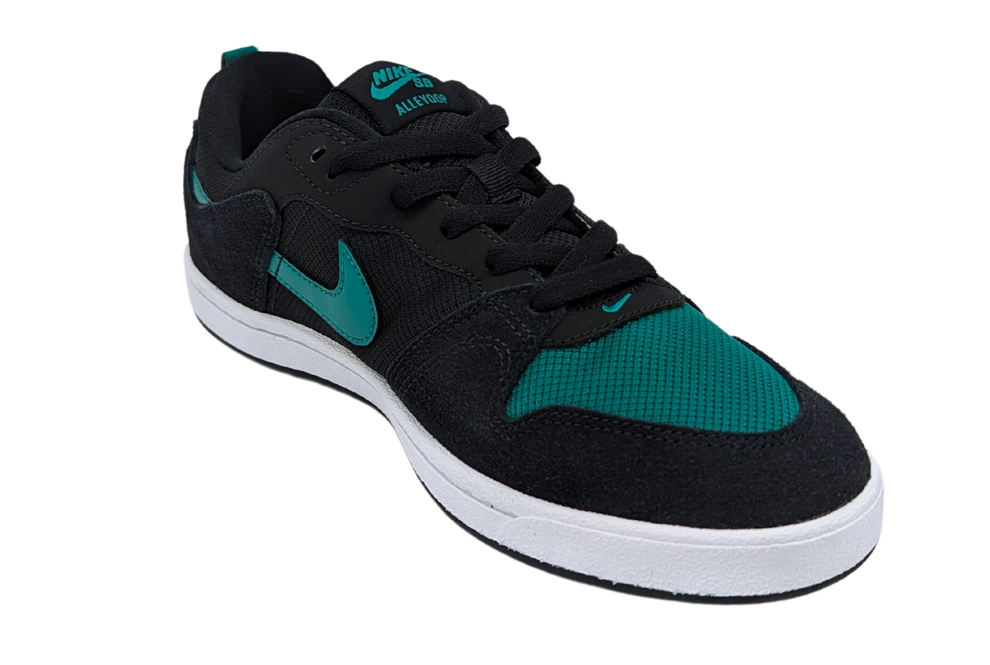 Tenis Nike SB Alleyoop Para Hombre CJ0882 007 Negro Verde