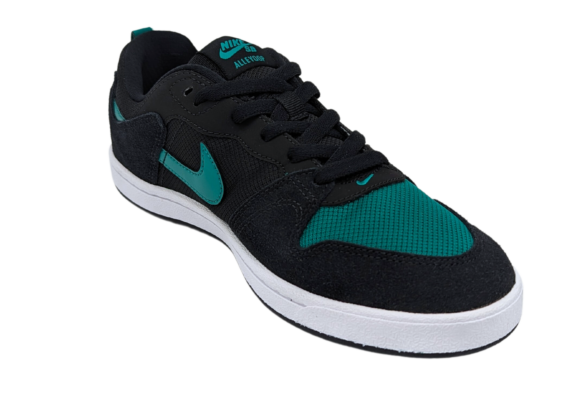 Tenis Nike SB Alleyoop Para Hombre CJ0882 007 Negro-Verde 