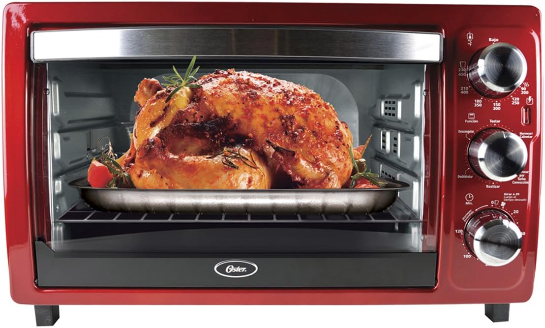 Horno Tostador Oster 32 litros Tecnología de calor por convección TSSTTV7132 roj