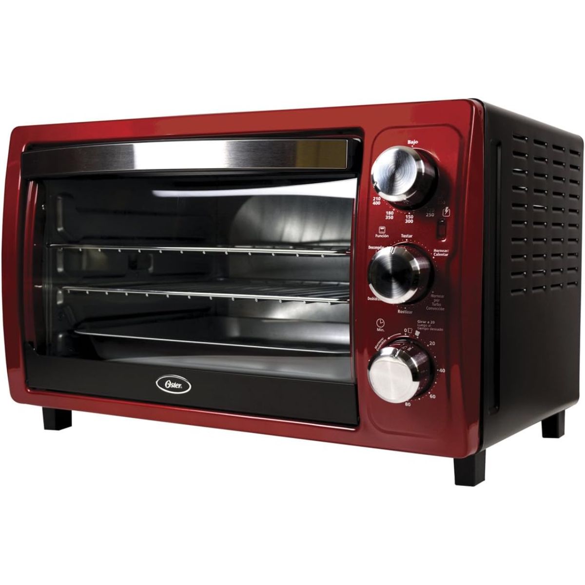 Horno Tostador Oster 32 litros Tecnología de calor por convección TSSTTV7132 roj