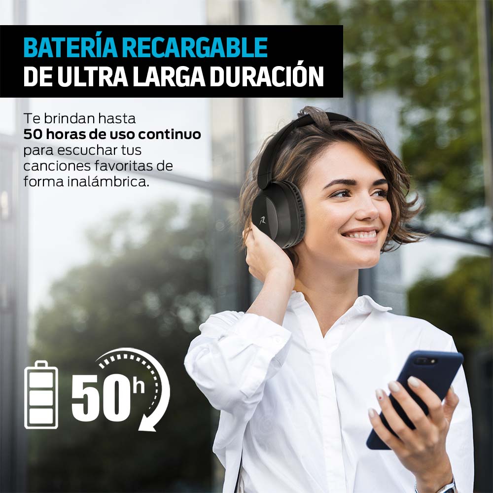 Audífonos Inalámbricos de Diadema BT5.3 Ultra HD 50 Horas de Batería