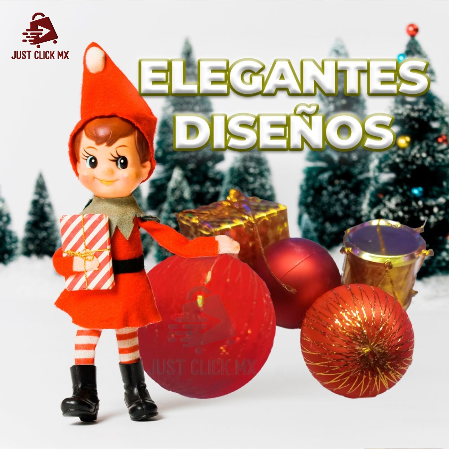 Caja 20 Adornos Colgantes Para Árbol Navidad