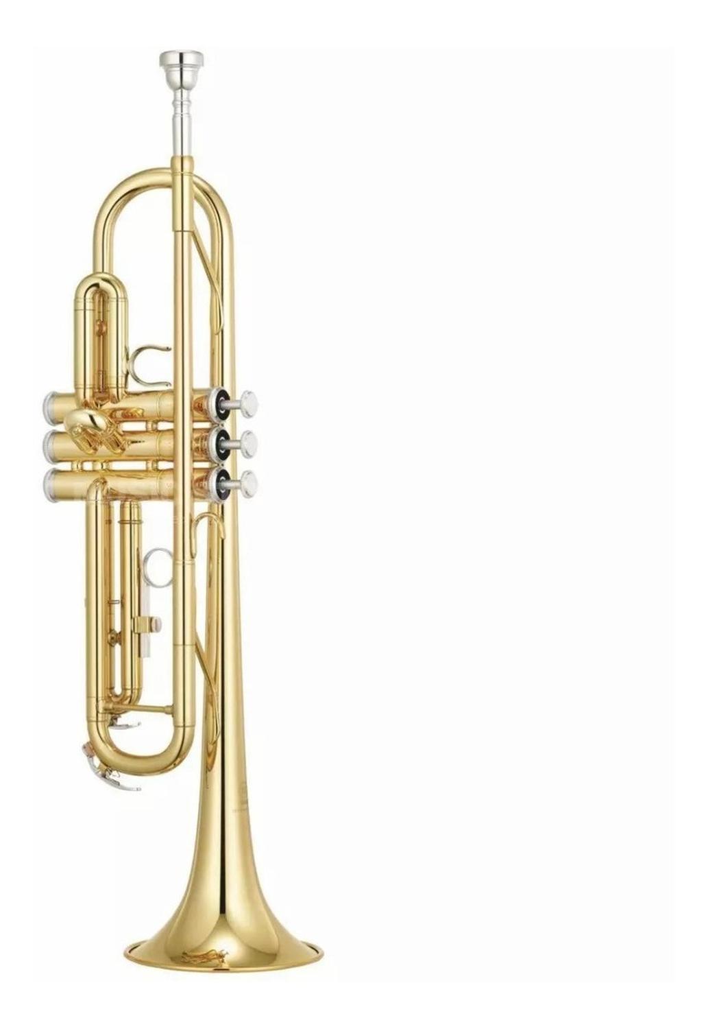 Trompeta Laca Dorada Yamaha Ytr-3335 Profesional.