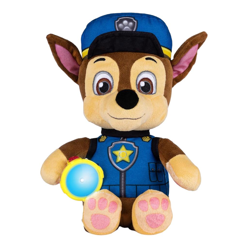 Paw Patrol Snuggle Up Peluche Chase Con Sonido Y Linterna