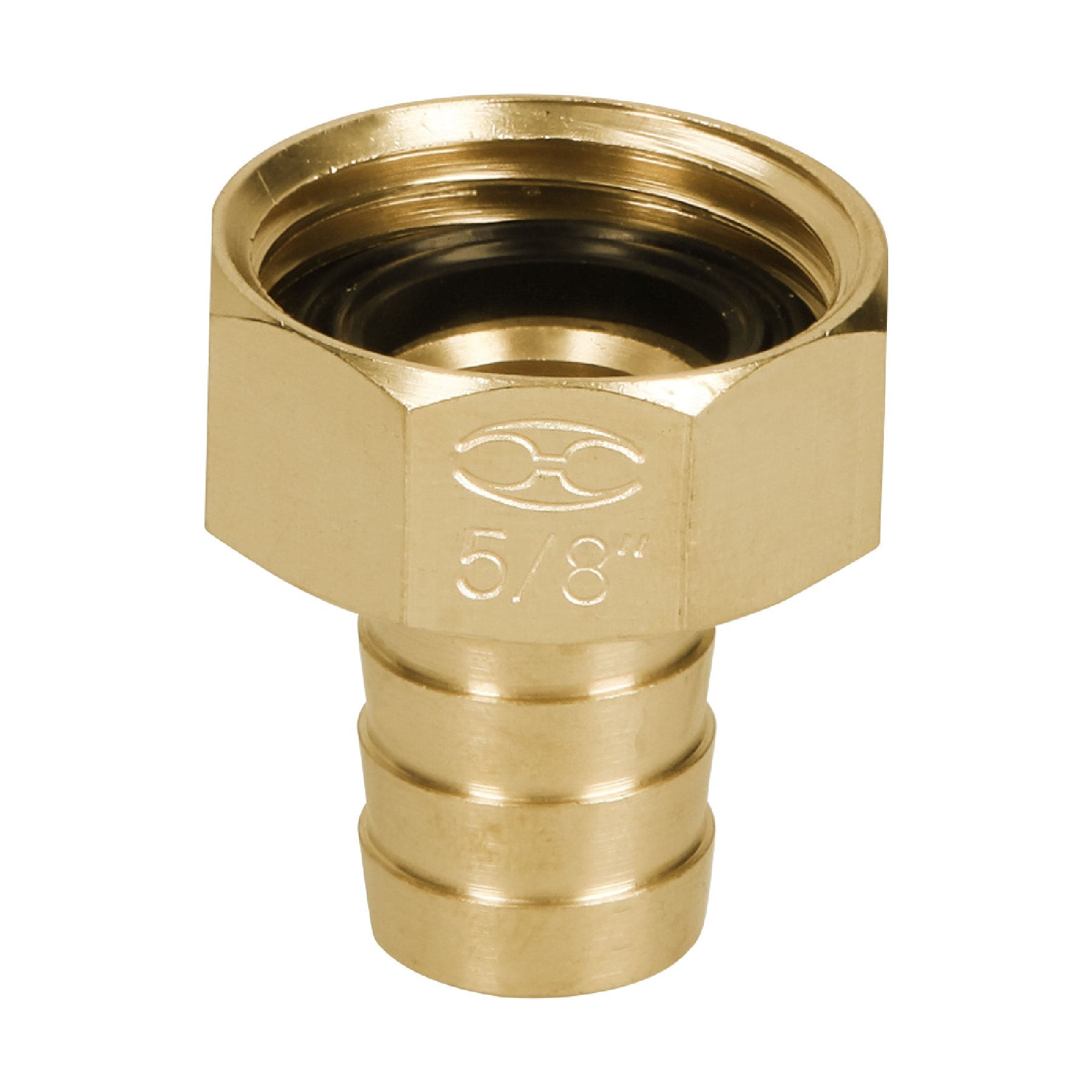 CONECTOR 5/8" HEMBRA DE LATÓN SÓLIDO PARA MANGUERA, TRUPER 12288