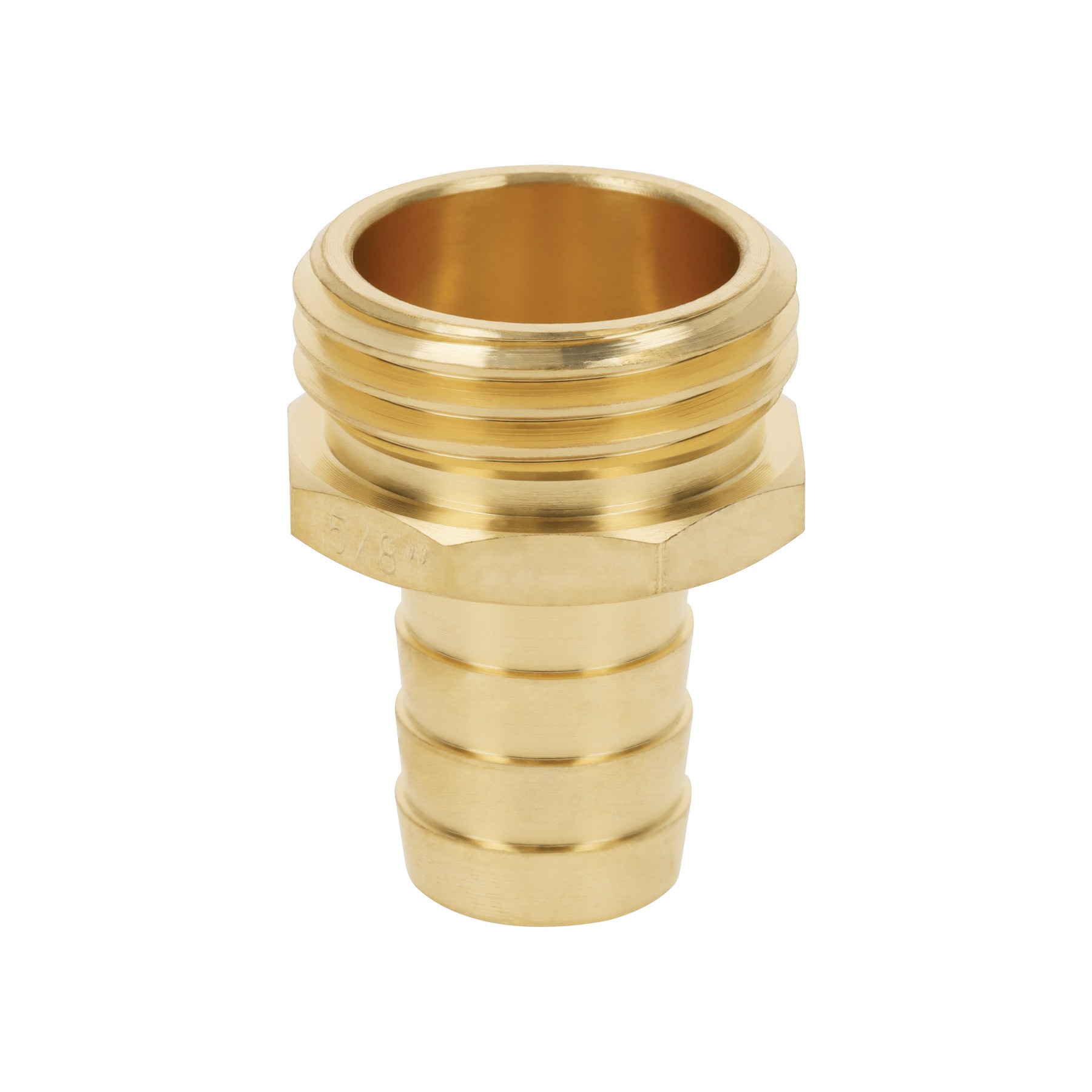 CONECTOR 5/8" MACHO DE LATÓN SÓLIDO PARA MANGUERA, TRUPER 12289