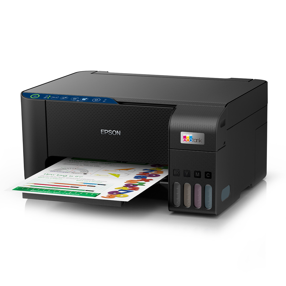 Impresora Multifuncional Epson Ecotank L3251 conexión USB y Wi Fi (Reacondicionado A, Empaque Dañado).