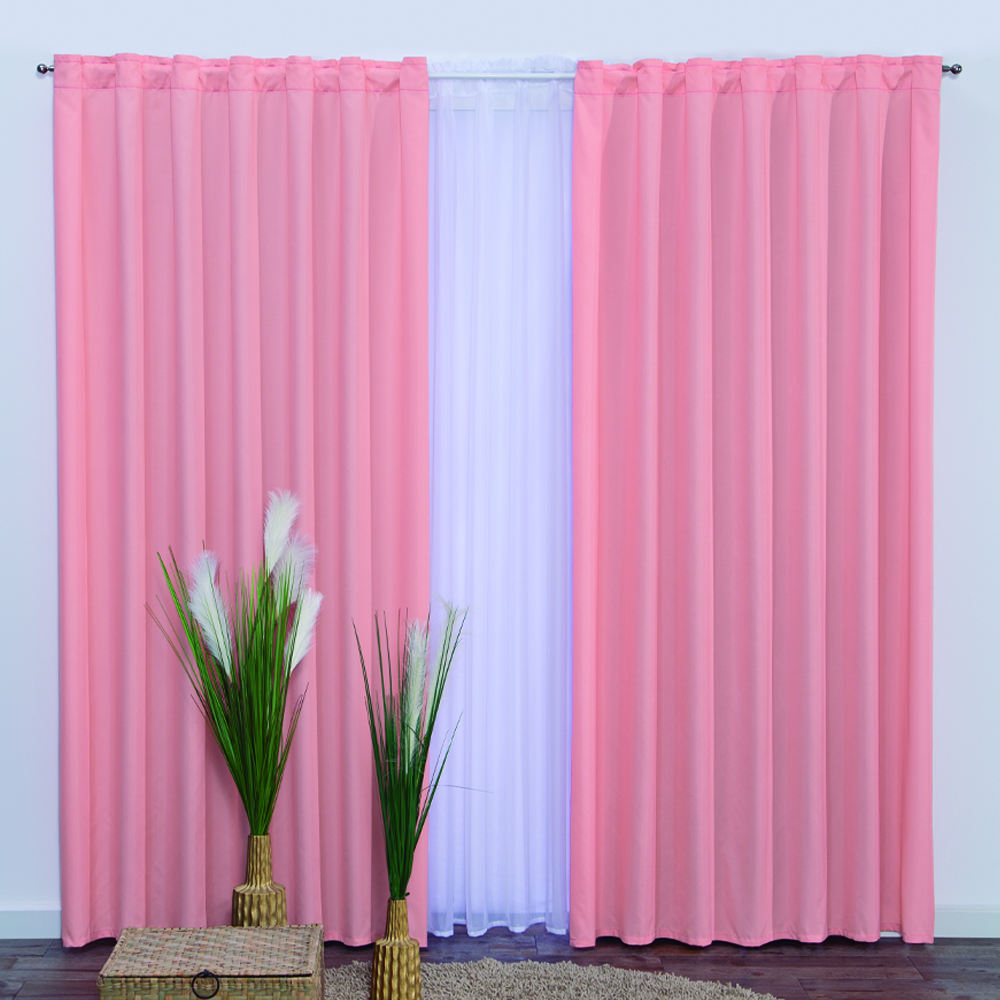 Cortina Decorativa Larga Suavitec Neo Palo de rosa