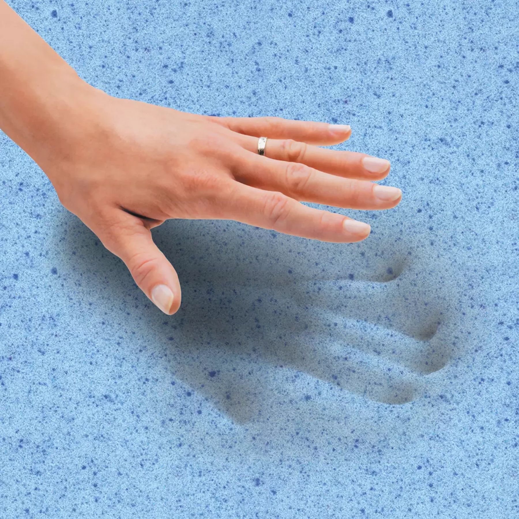 Novaform Cubre Colchón de Espuma de Memoria de Gel CST - BLANCO