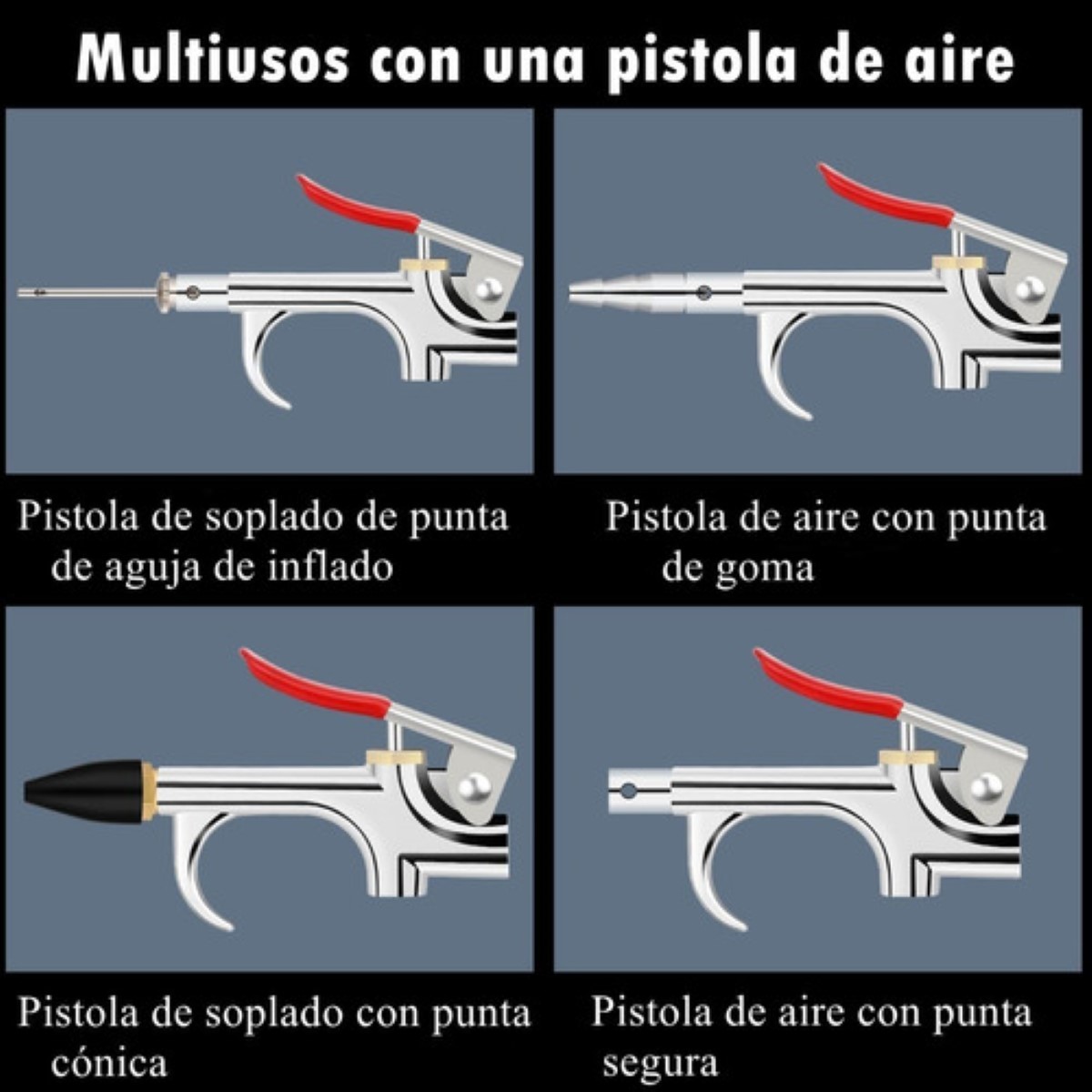 Kit De Accesorios Para Compresor De Aire, 20 Piezas amarillo/plata 