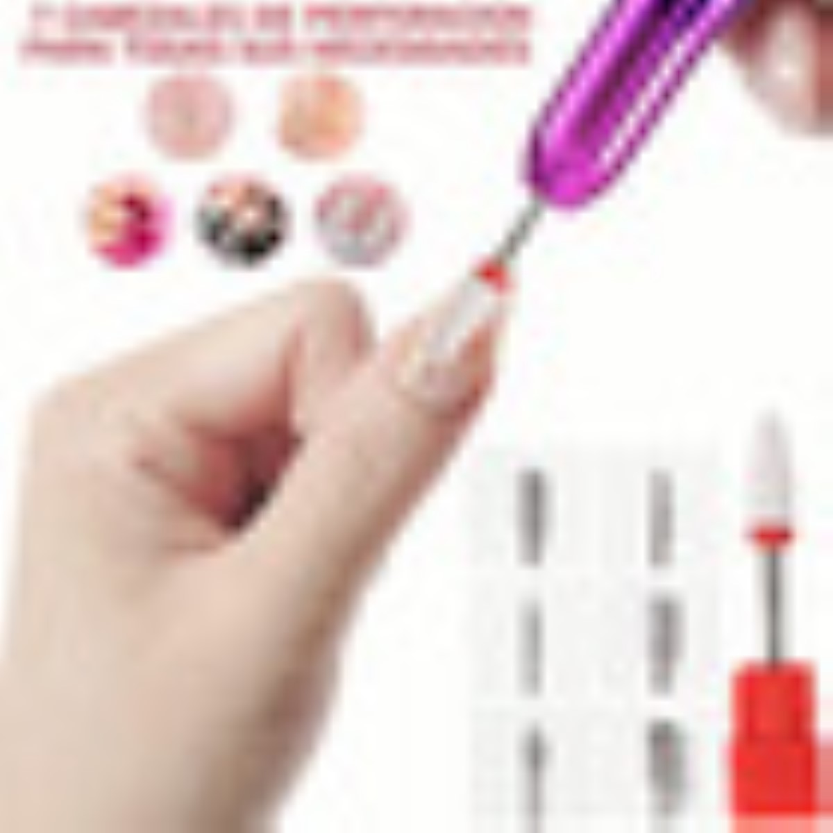 Pulidor Esmeril Uñas Taladro Para Uñas Acrílicas Profesional