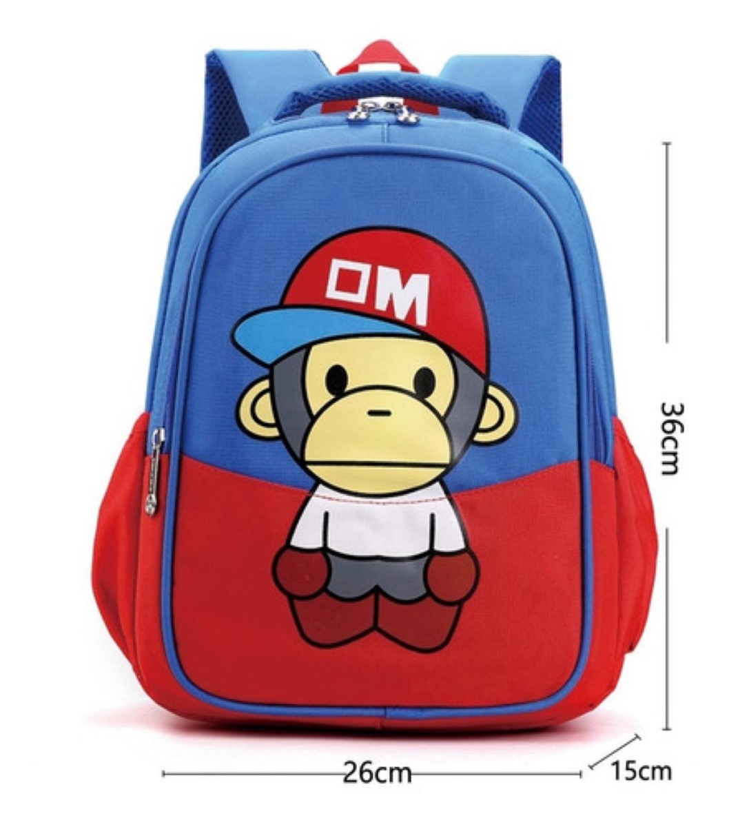 Mochila Escolar Para Niños Impermeable Para Escuela Primaria ROJO