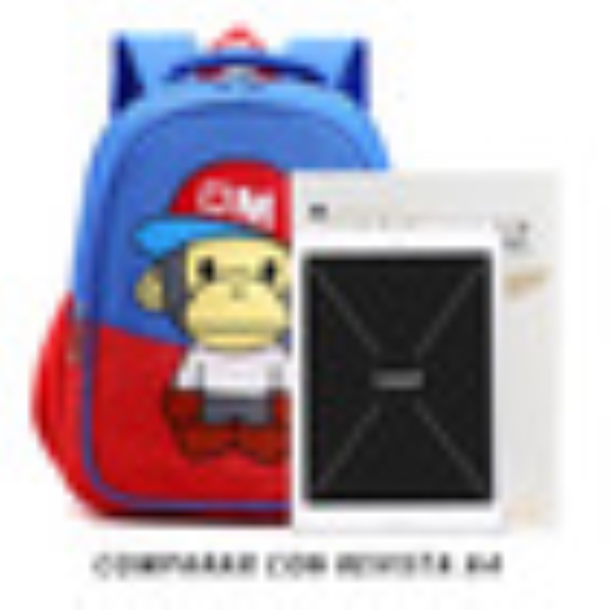 Mochila Escolar Para Niños Impermeable Para Escuela Primaria ROJO