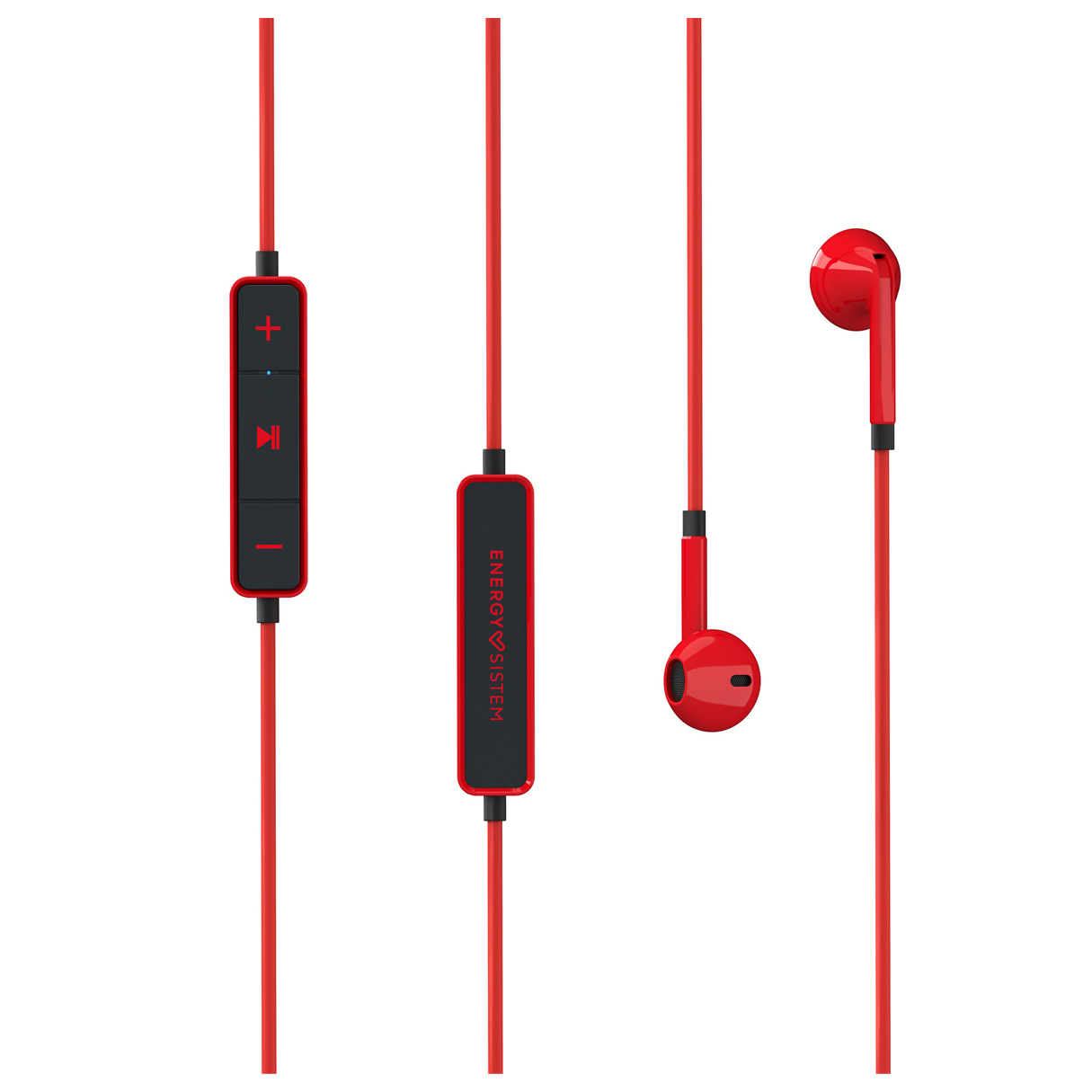 Audifonos Inalambricos ENERGY SISTEM Intrauriculares Micrófono Rojo EY-428410 