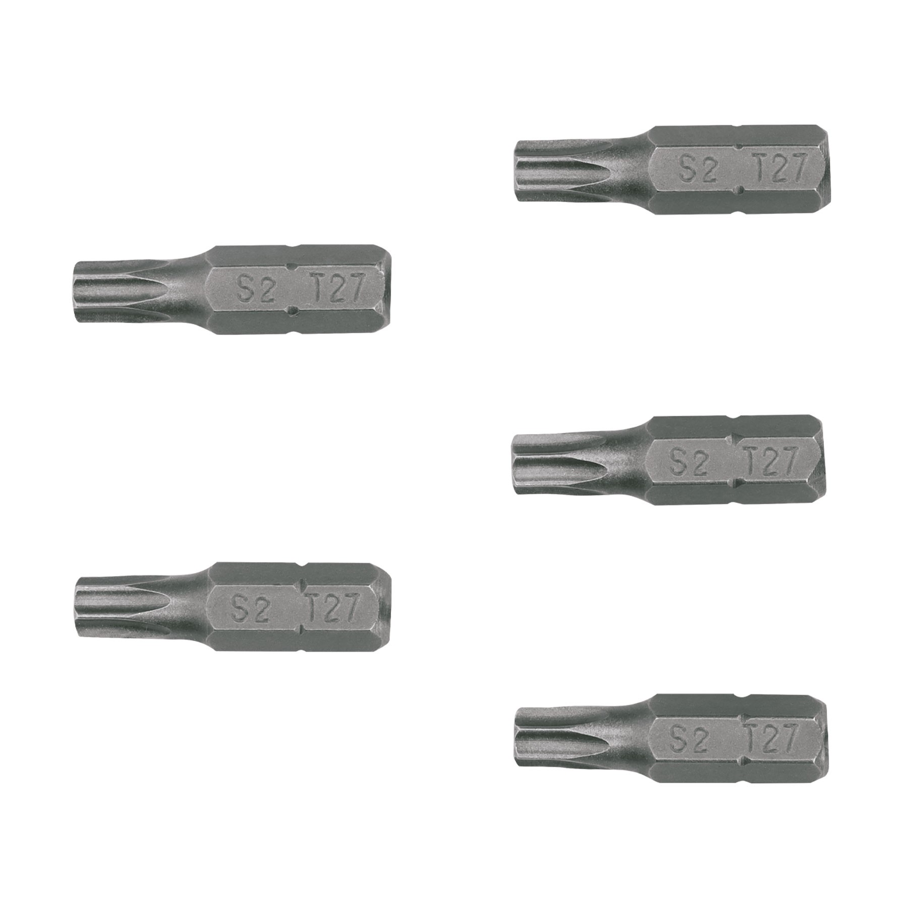 ESTUCHE CON 5 PUNTAS TORX T27 CON SEGURO LARGO 1", TRUPER EXPERT 12328