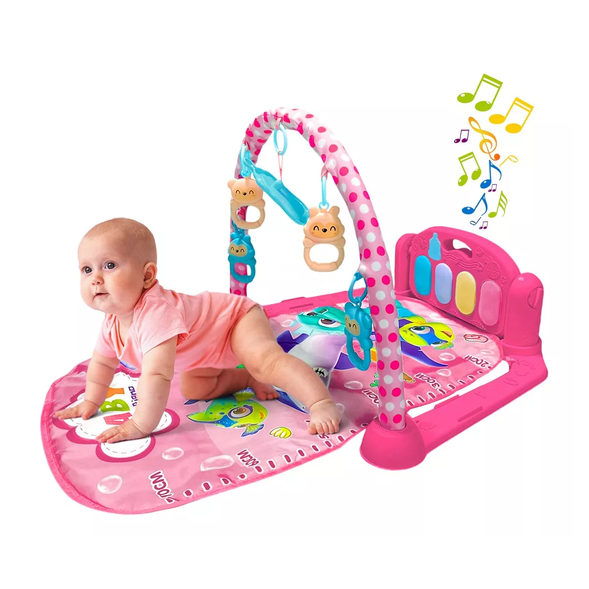 Gimnasio Piano Musical Tapete De Juegos Para Bebés Pataditas