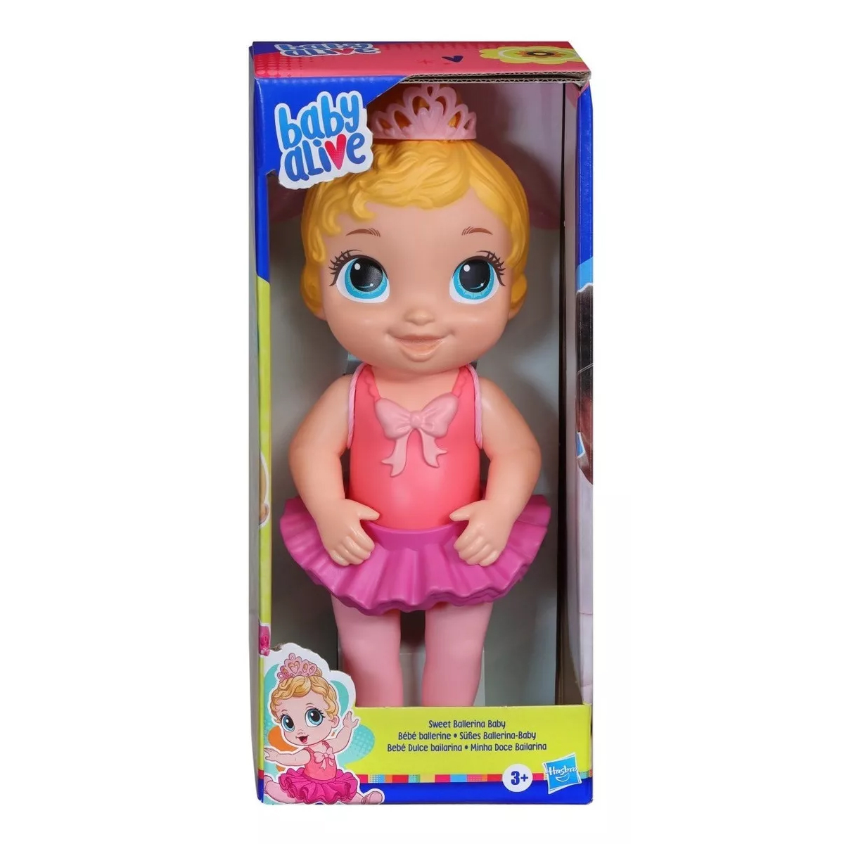 Muñeca Baby Alive Dulce Bailarina Rosa Cabello Rubio 26,5 Cm