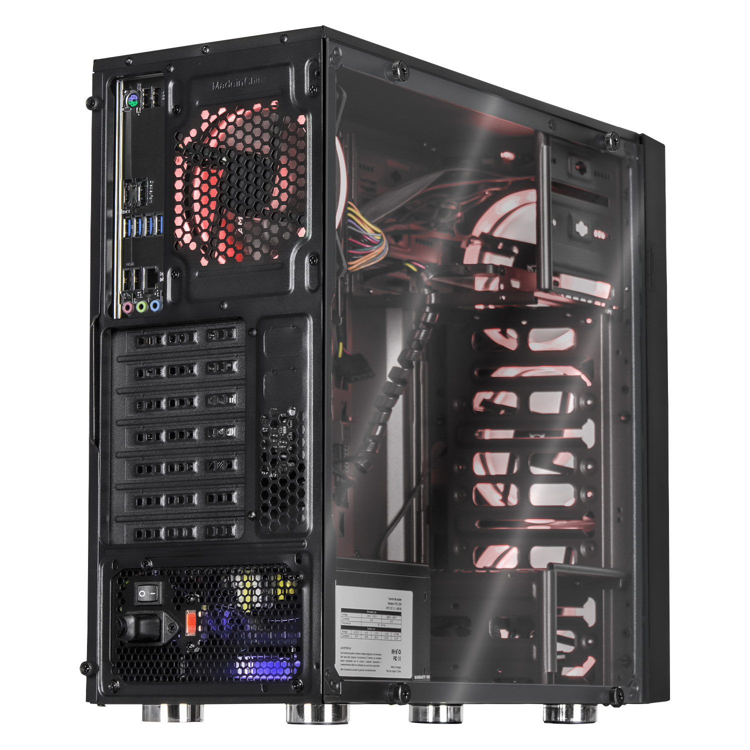 Xtreme PC Gaming AMD Radeon Vega Renoir Ryzen 7 5700G 16GB SSD 500GB Monitor Curvo 23.8 WIFI Black 