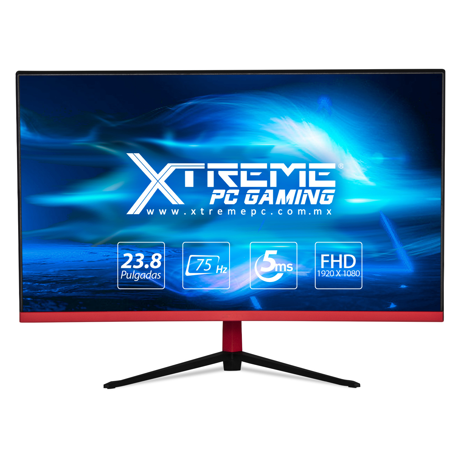 Xtreme PC Gaming AMD Radeon Vega Renoir Ryzen 7 5700G 16GB SSD 500GB Monitor Curvo 23.8 WIFI Black 
