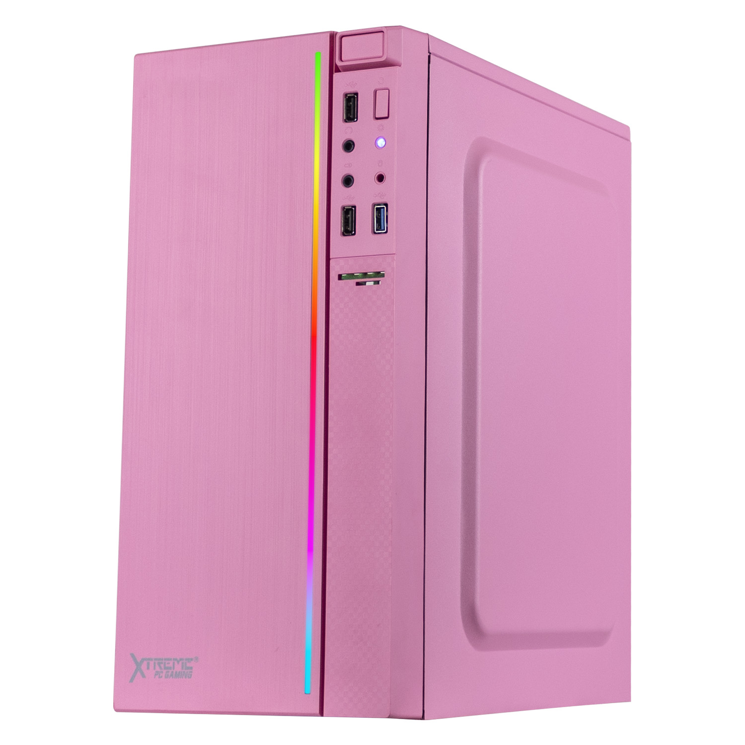 Xtreme PC Gaming AMD Radeon Vega Renoir Ryzen 7 5700G 16GB SSD 500GB Monitor Curvo 23.8 WIFI Pink 