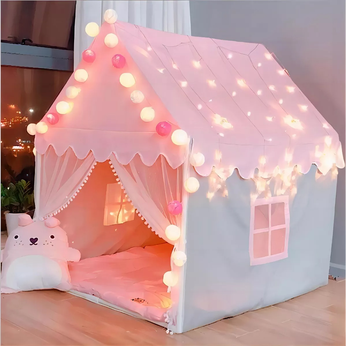 Casita Para Niños Niñas Carpa Castillo Princesa Tienda Juego