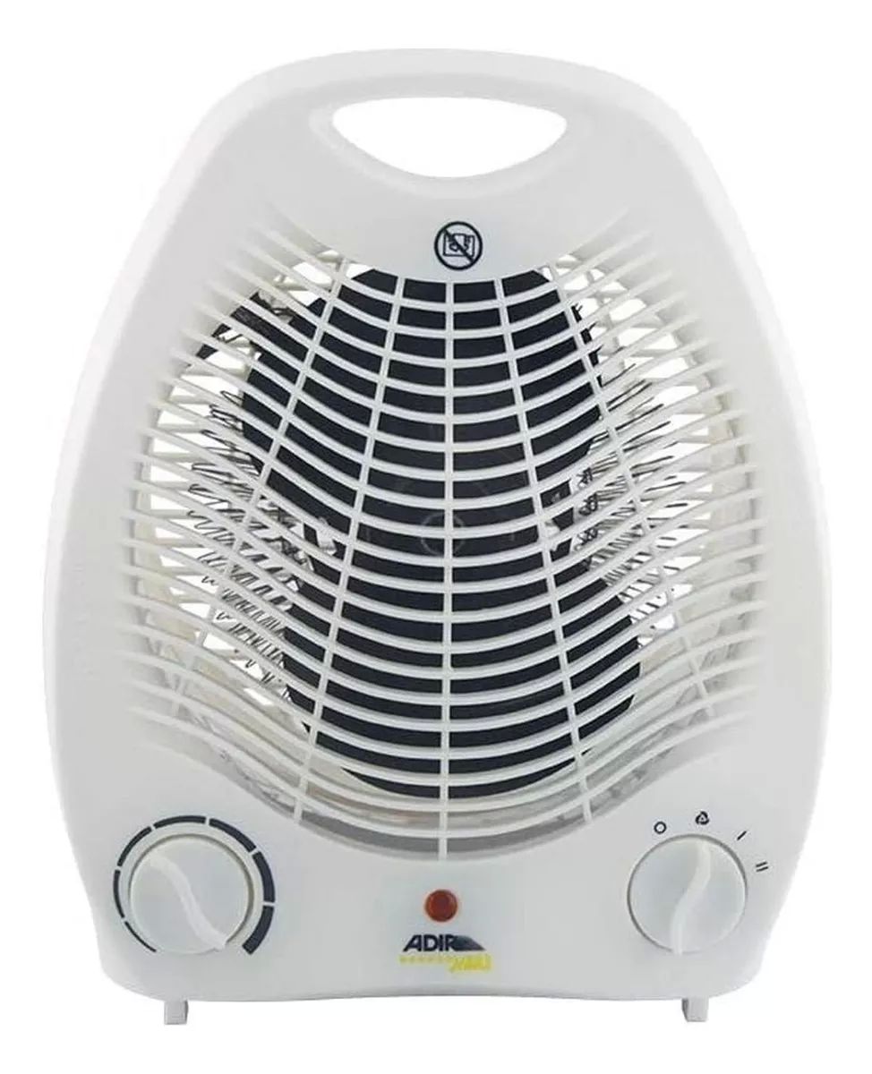 Ventilador Calefactor De Escritorio Adir 4802 Portátil