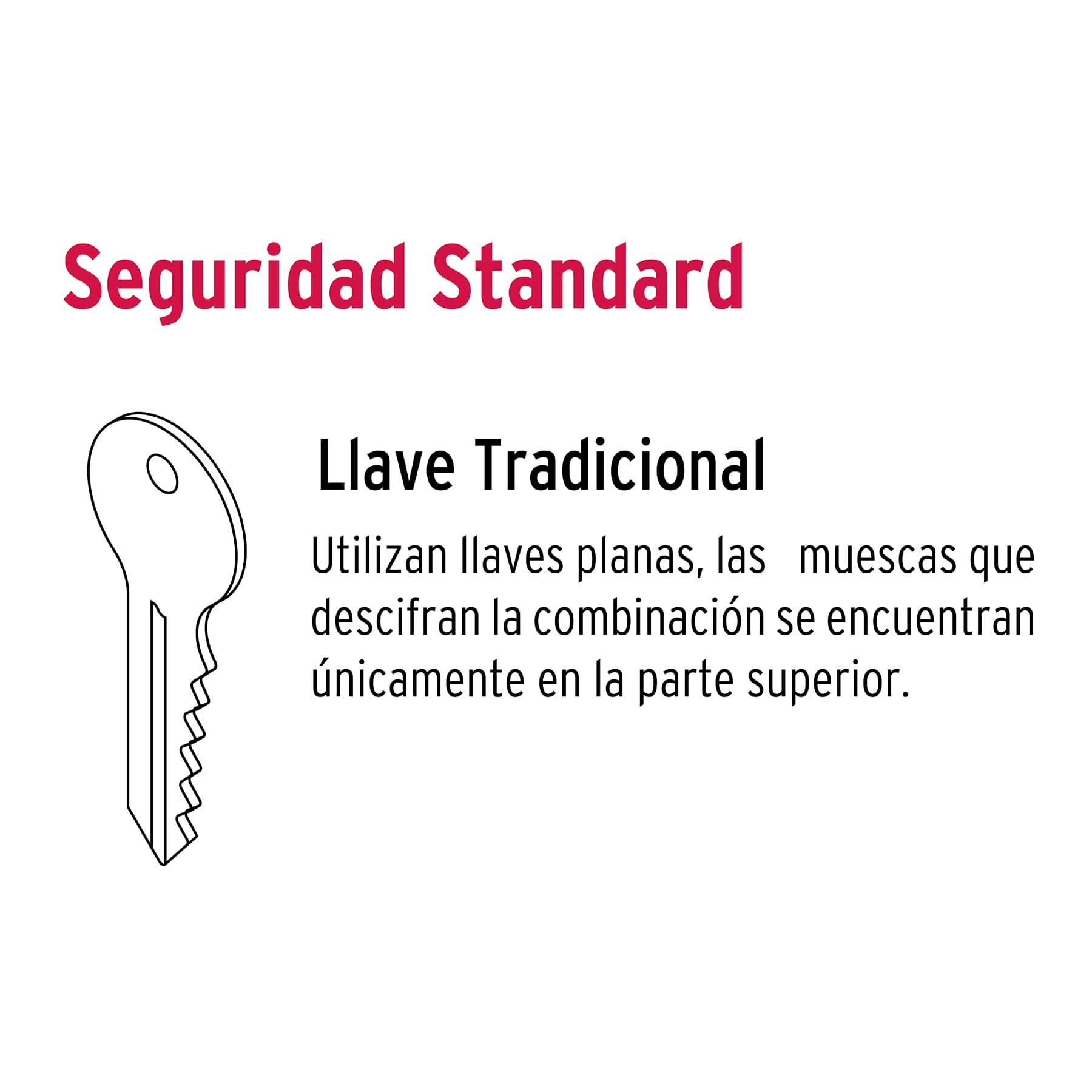 CERROJO LLAVE-LLAVE LATÓN BRILLANTE, LLAVE TRADICIONAL, HERMEX 23610