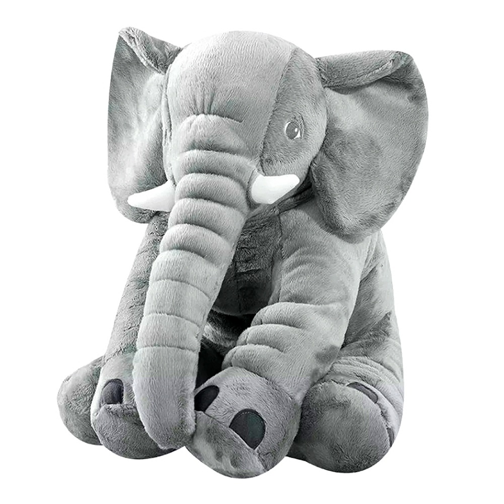 Peluche Grande Elefante Almohada Juguete Niños Y Bebes 60cm
