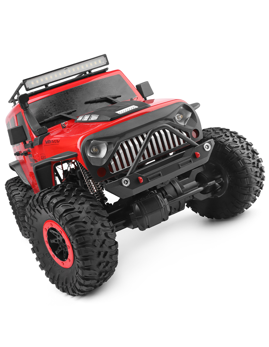 Carro Control Remoto 4x4 off-road 15Km/h 1:10 Jeep Buggy Razer RC Camioneta WLtech WLtoys 104311 rojo