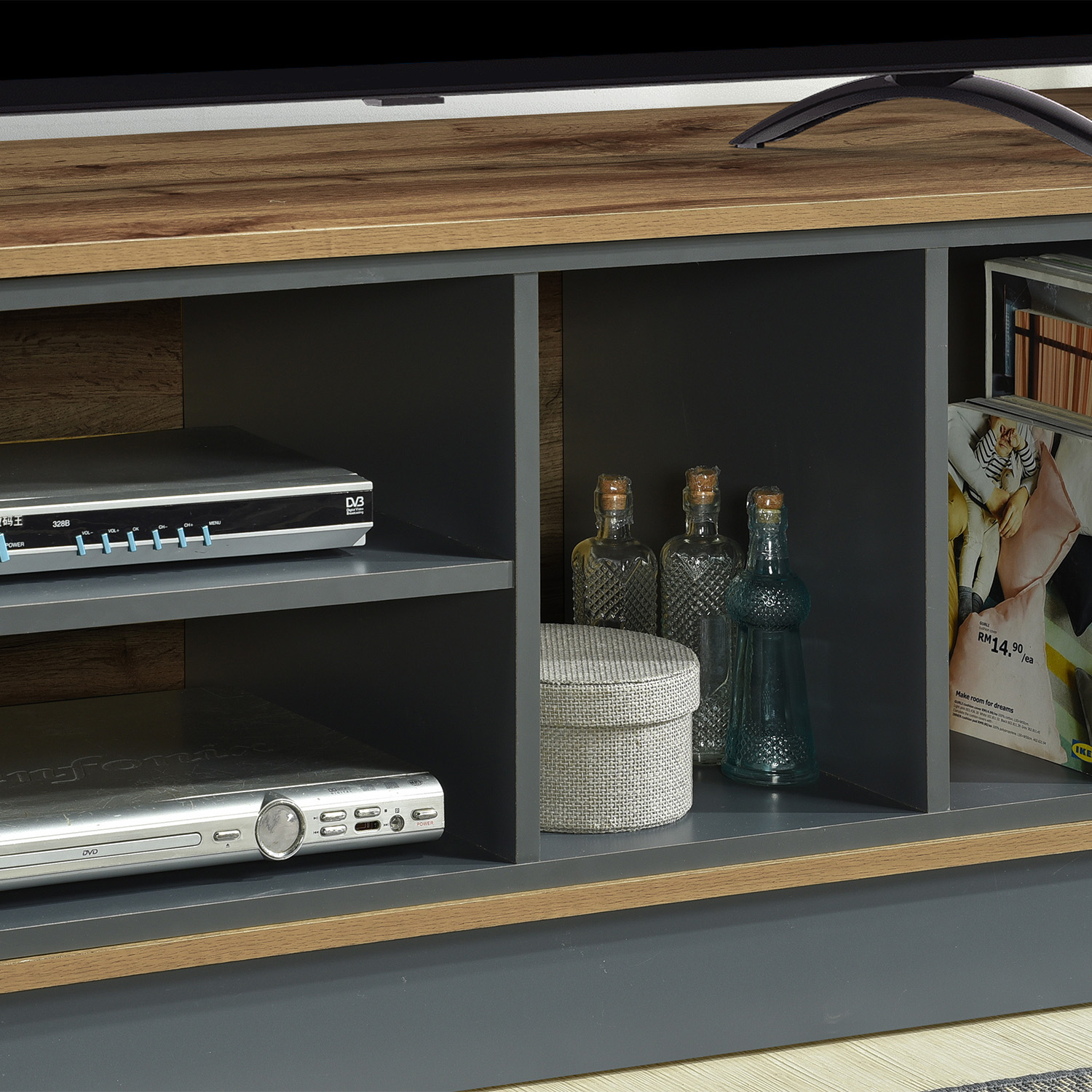 Mesa de Tv Gabinete para Almacenamiento Bossa Quix