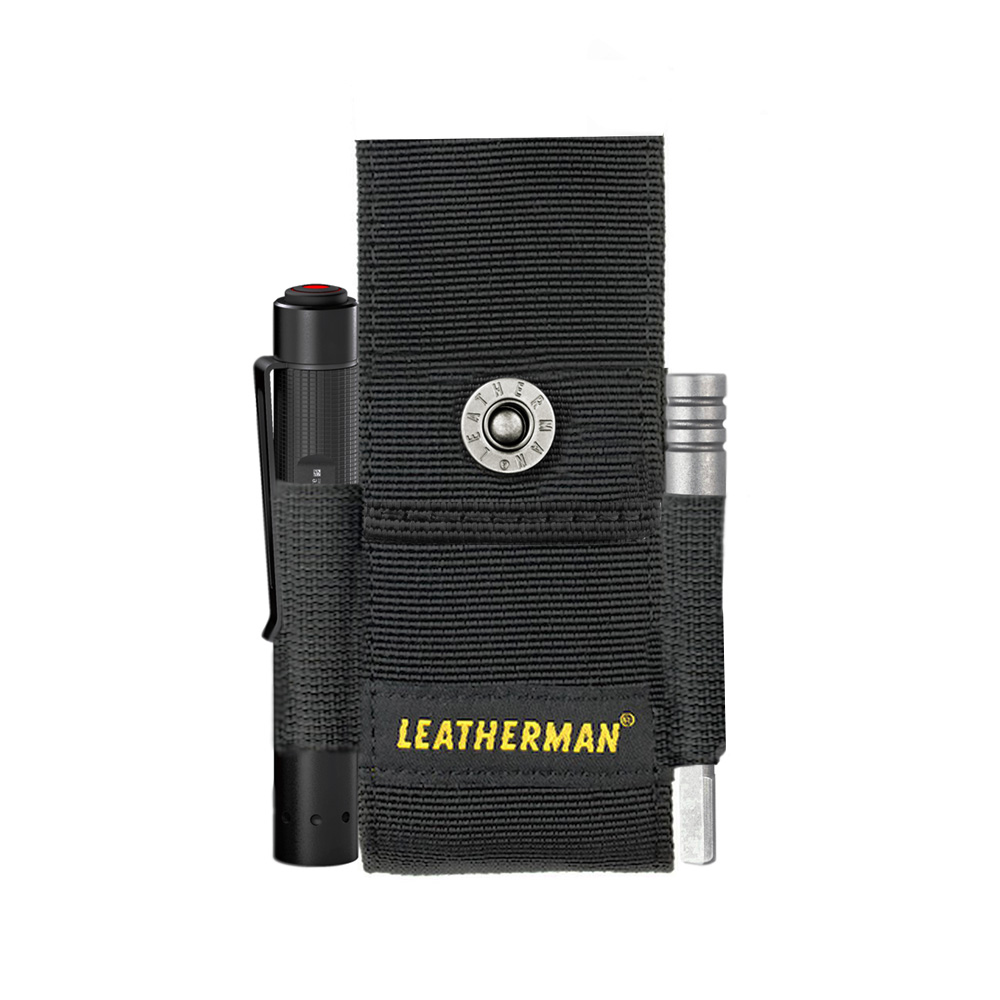 Kit De Multiherramienta Leatherman Charge+ Color Plata Con Linterna  Ledlenser P2r Core