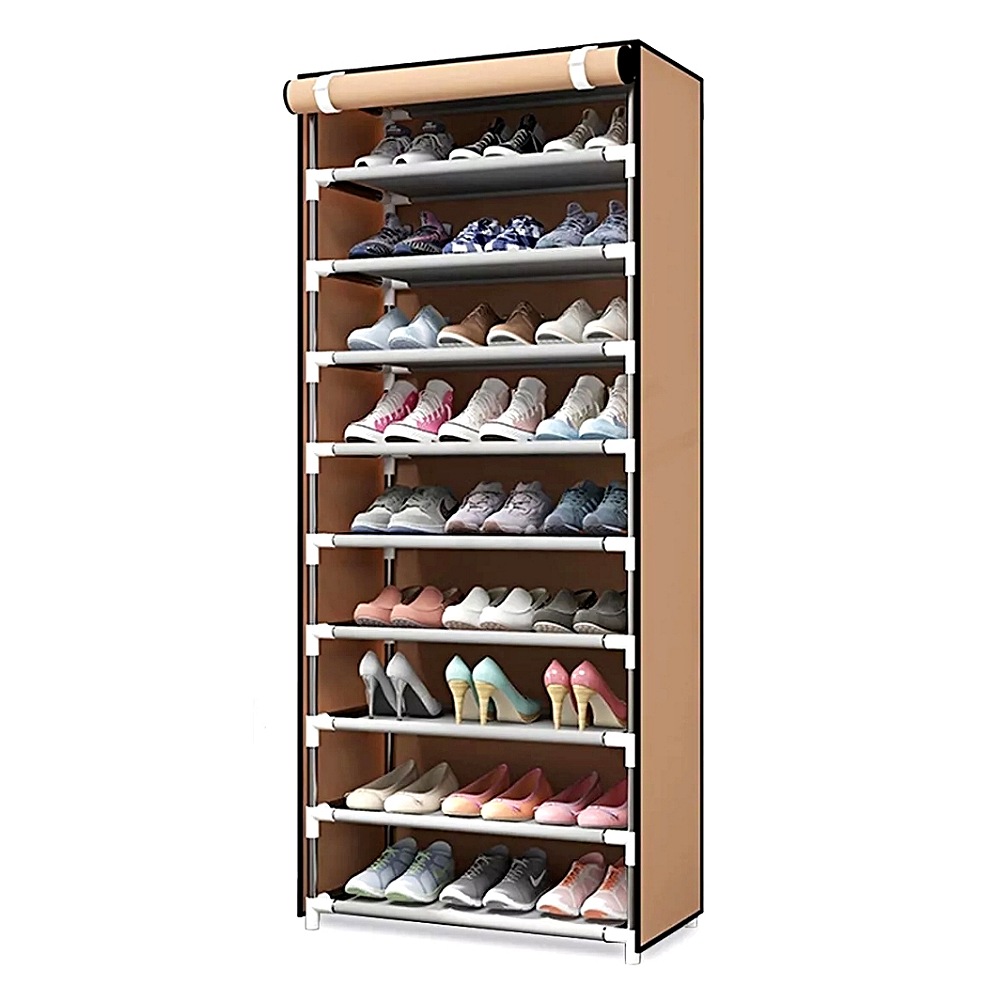 Zapatera Organizador Closet Zapatos 9 Niveles 27 Pares Tela