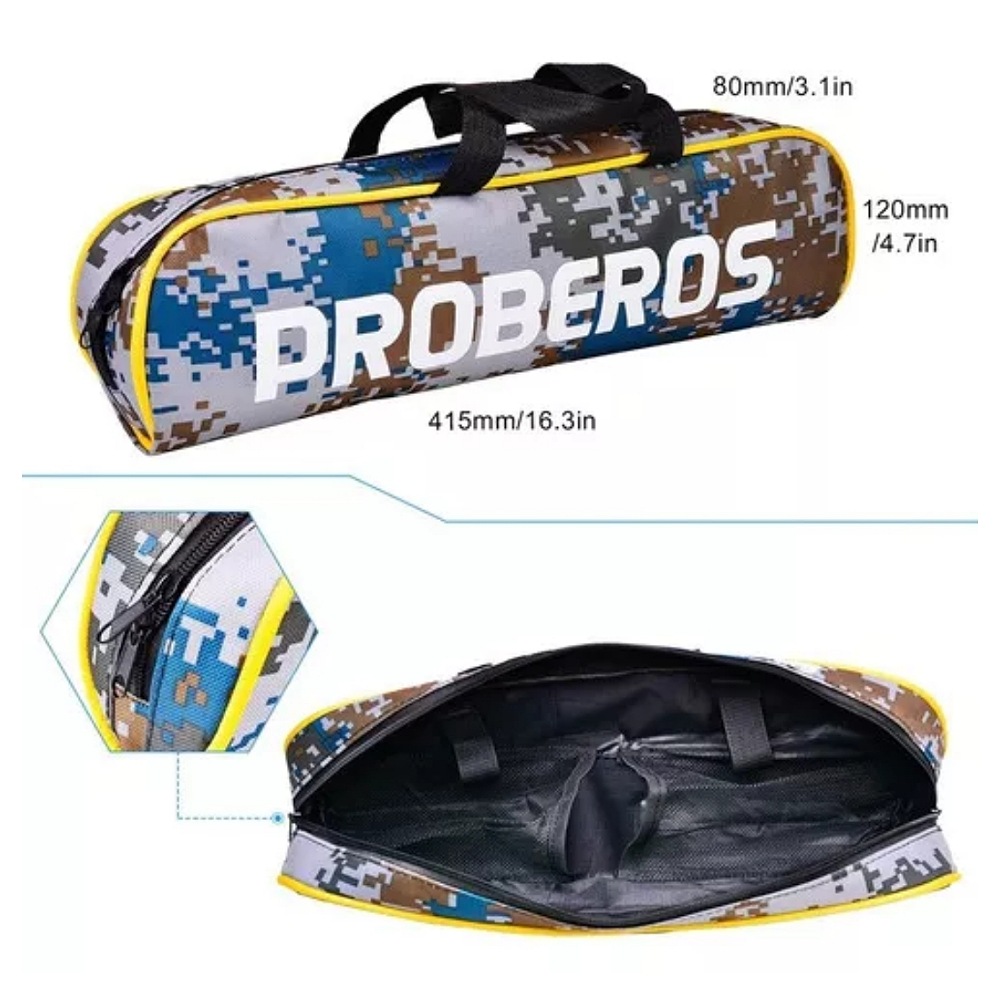 Kit Pesca 1.8m Caña Carrete Señuelo Accesorio Bolsa Completo