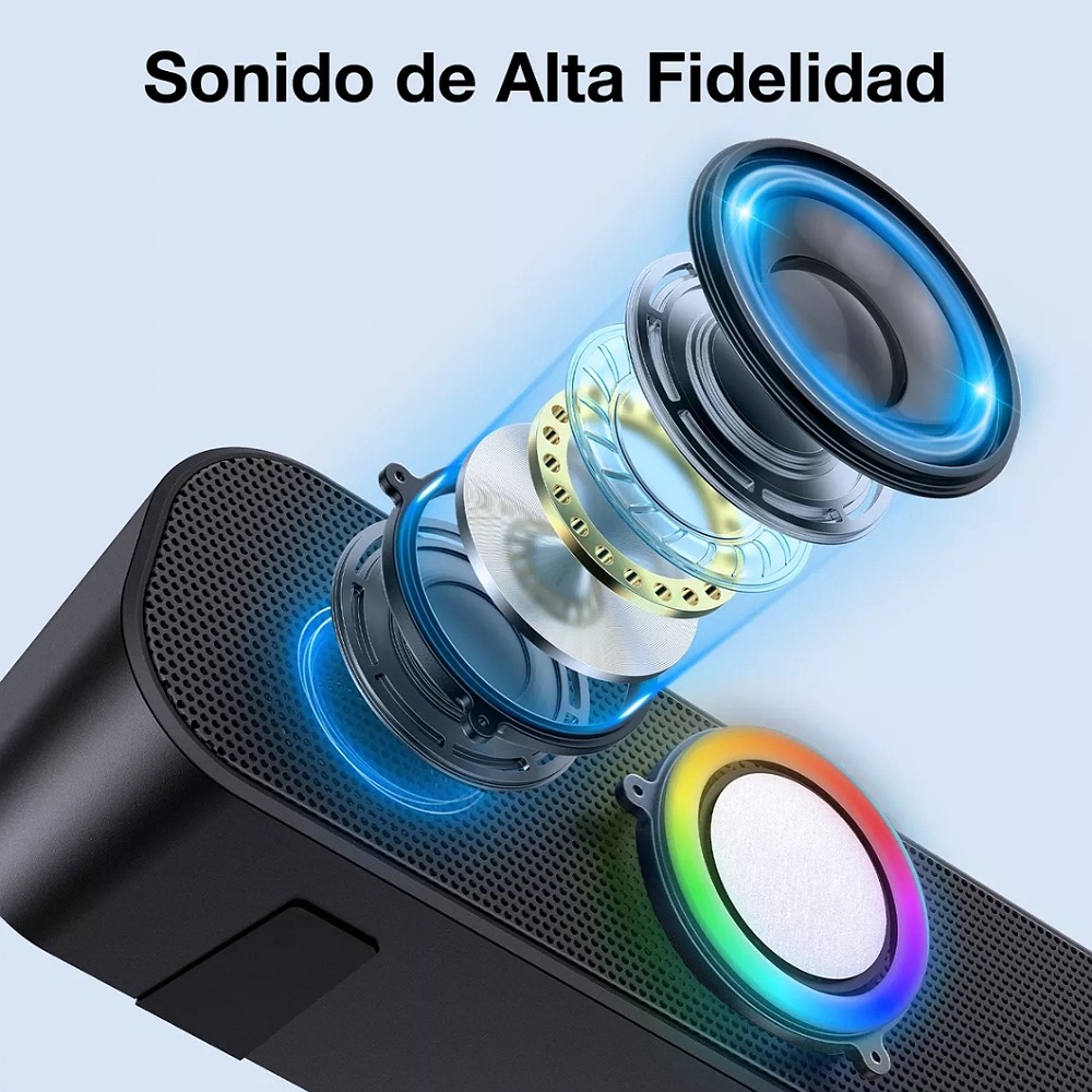 1 Hora Bocina Bluetooth Portátil Para Pc Inalámbrica Boc241