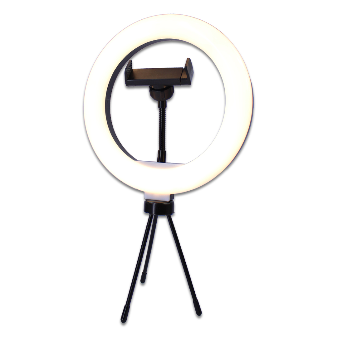 Aro De Luz Led 8 Pulgadas Con Soportre Para Celular 