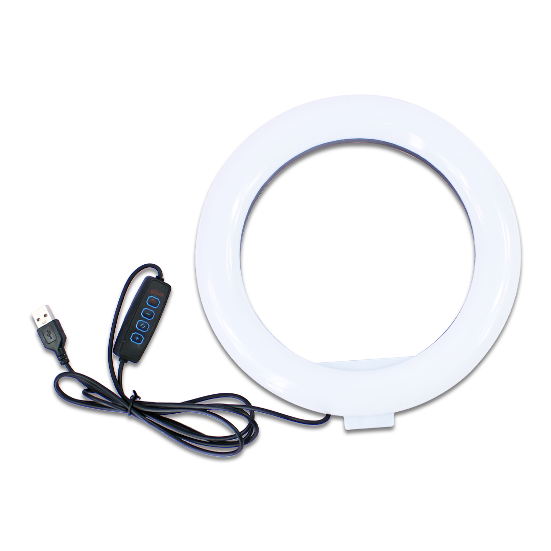 Aro De Luz Led 8 Pulgadas Con Soportre Para Celular 