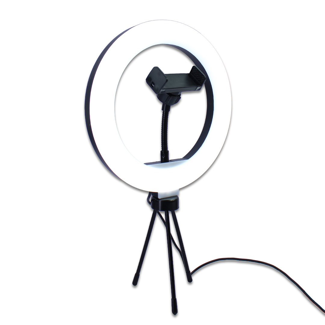 Aro De Luz Led 8 Pulgadas Con Soportre Para Celular 