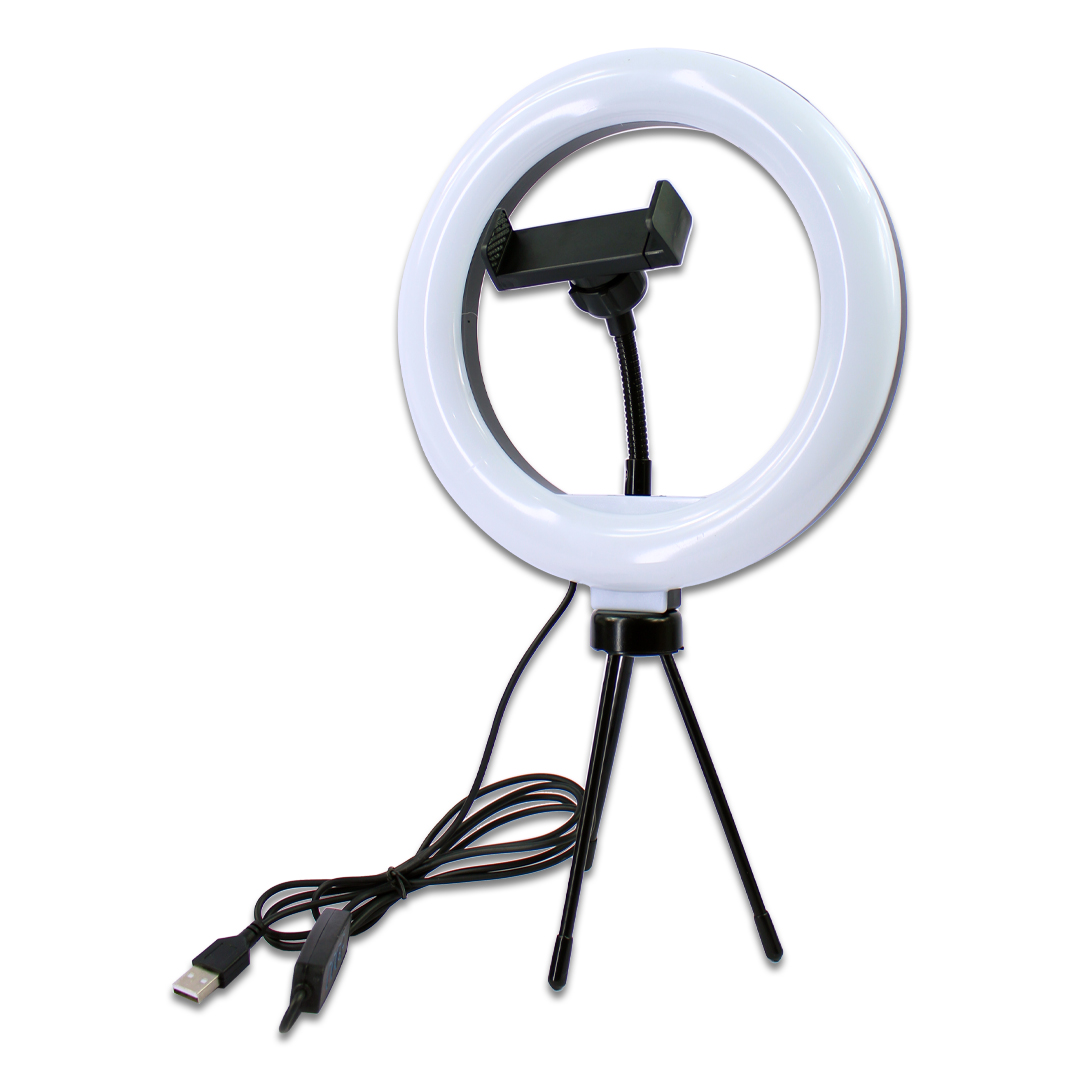 Aro De Luz Led 8 Pulgadas Con Soportre Para Celular 