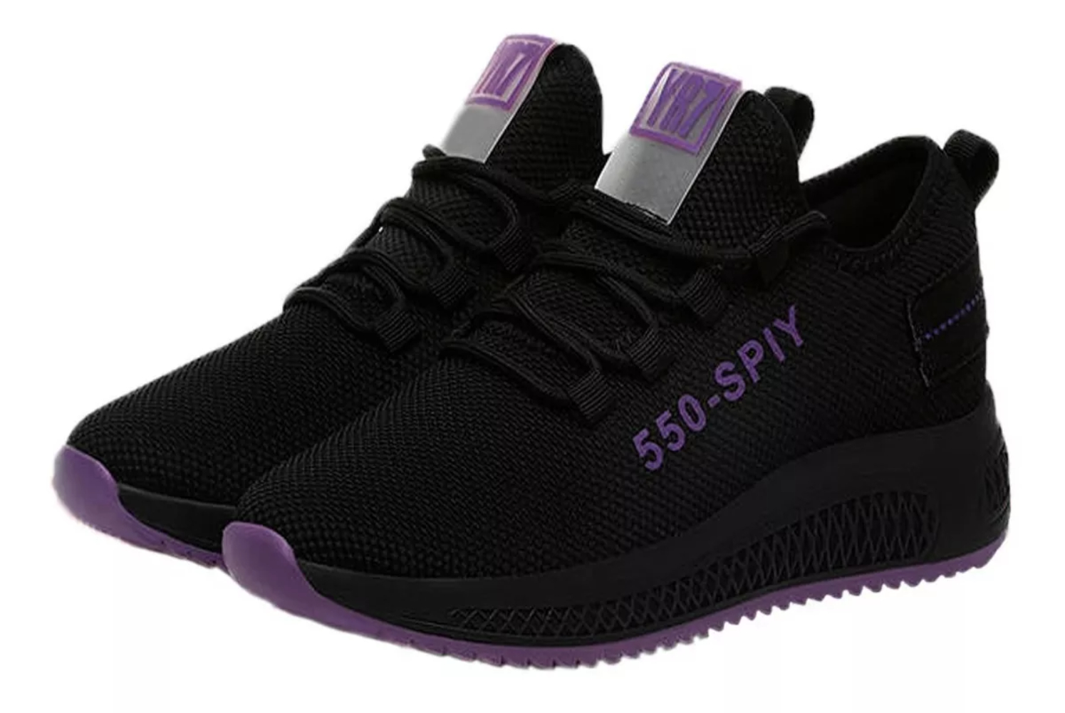 Tenis Deportivos, Antideslizantes Y Transpirables Para Mujer/VIOLETA TALLA 4