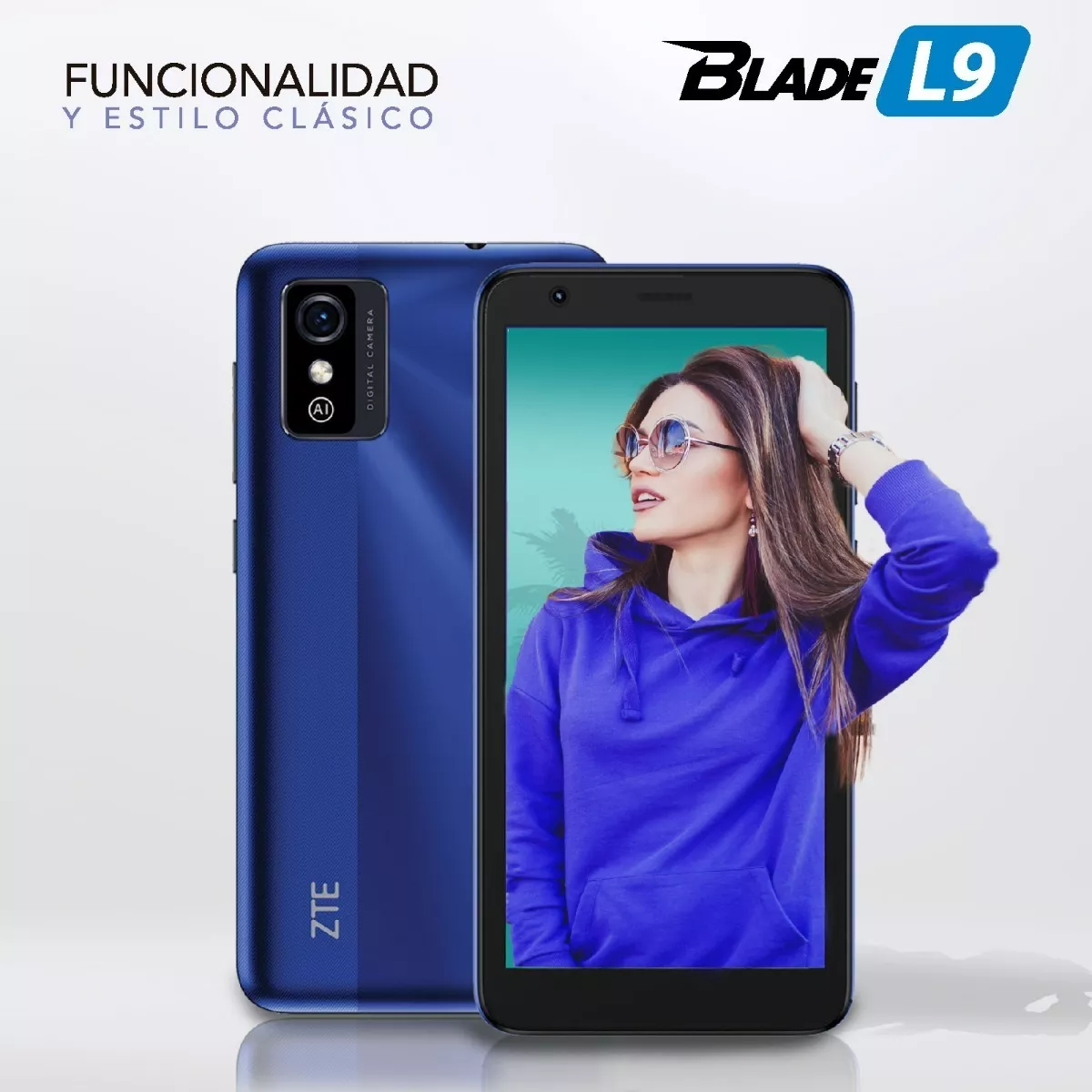Celular Zte Blade L9 32gb + 1gb Ram Android 11 Liberado Gris