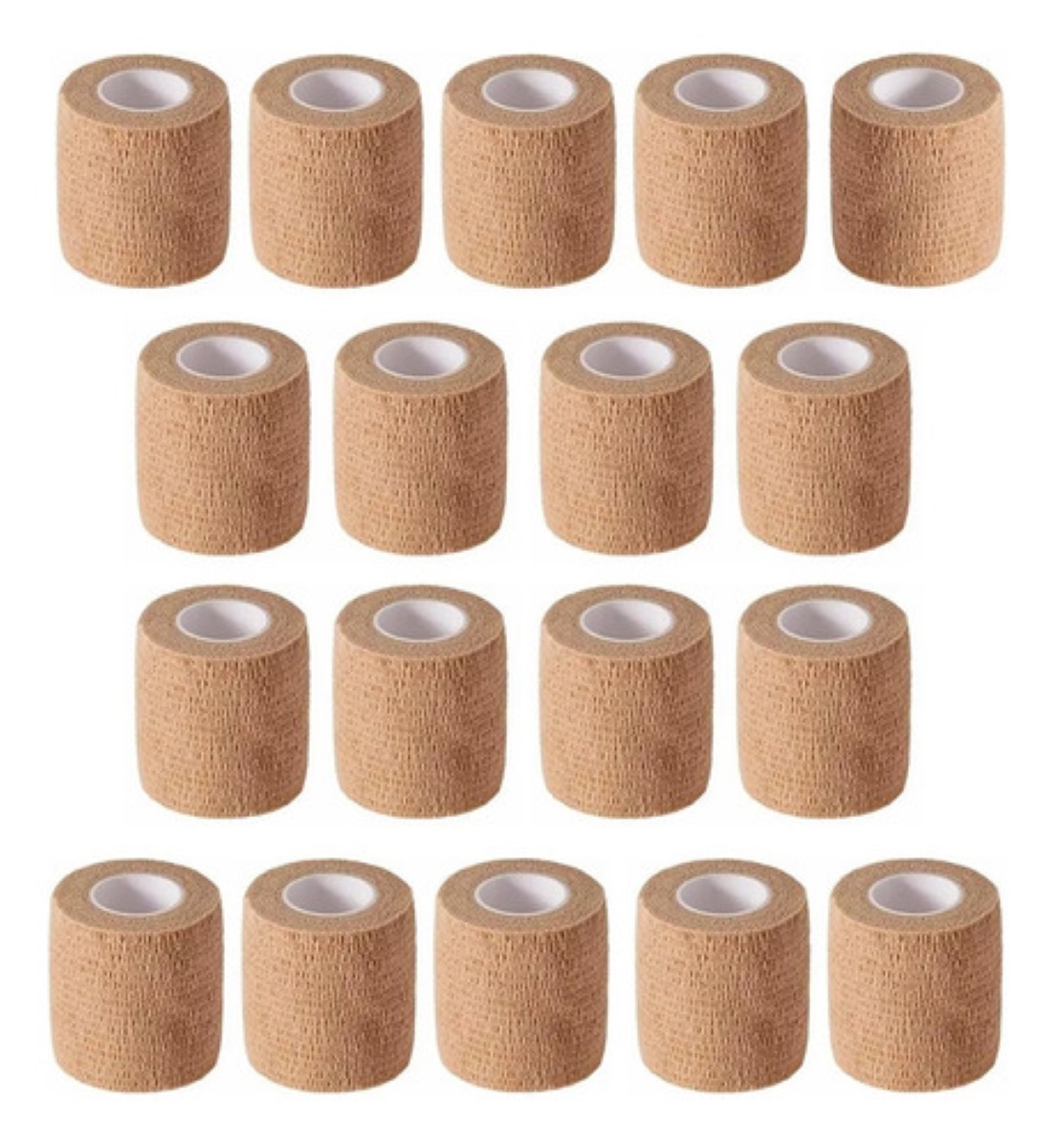 Cinta Venda Elástica Cohesiva Autoadherible De 5cm X 4.5m BEIGE