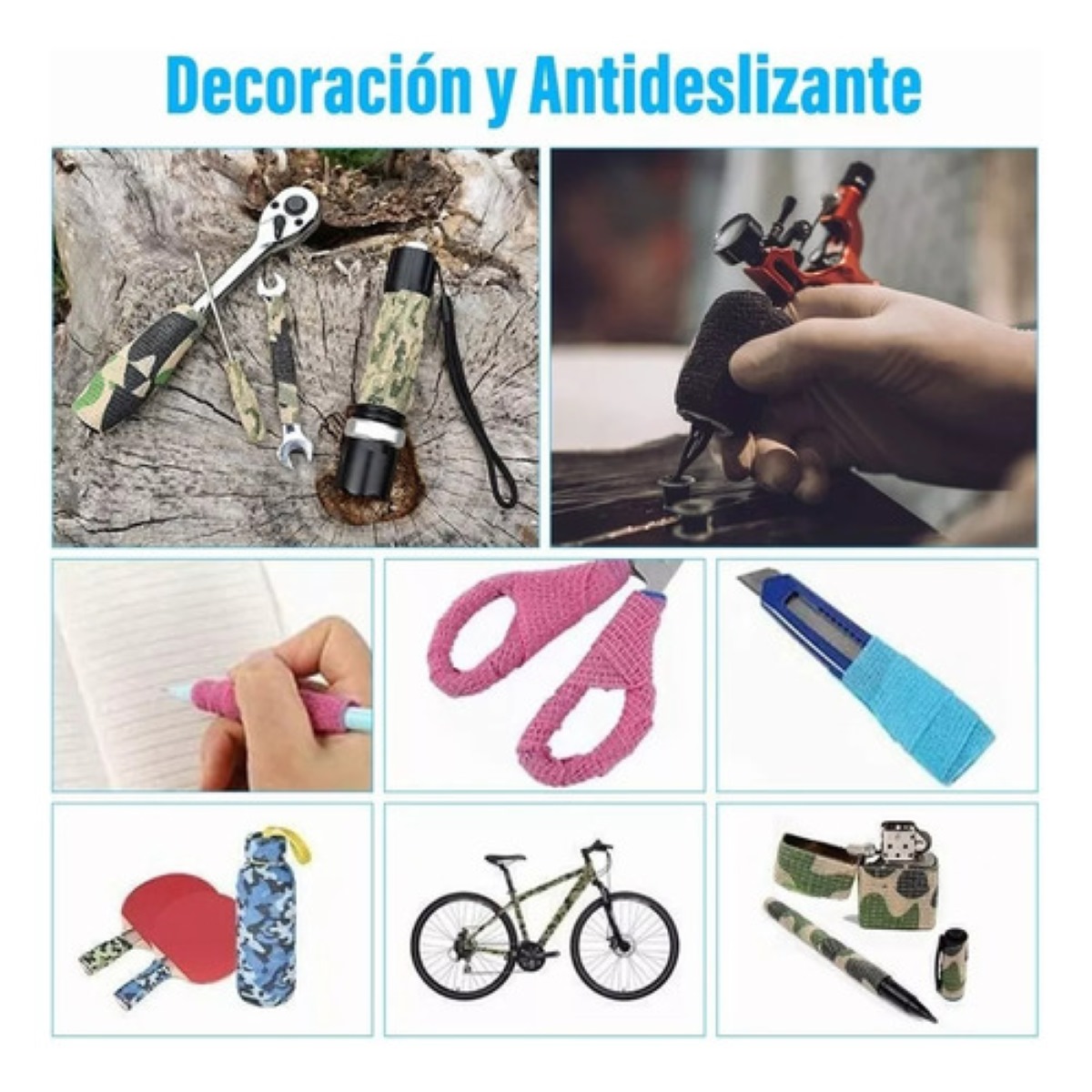 Cinta Venda Elástica Cohesiva Autoadherible De 5cm X 4.5m BEIGE