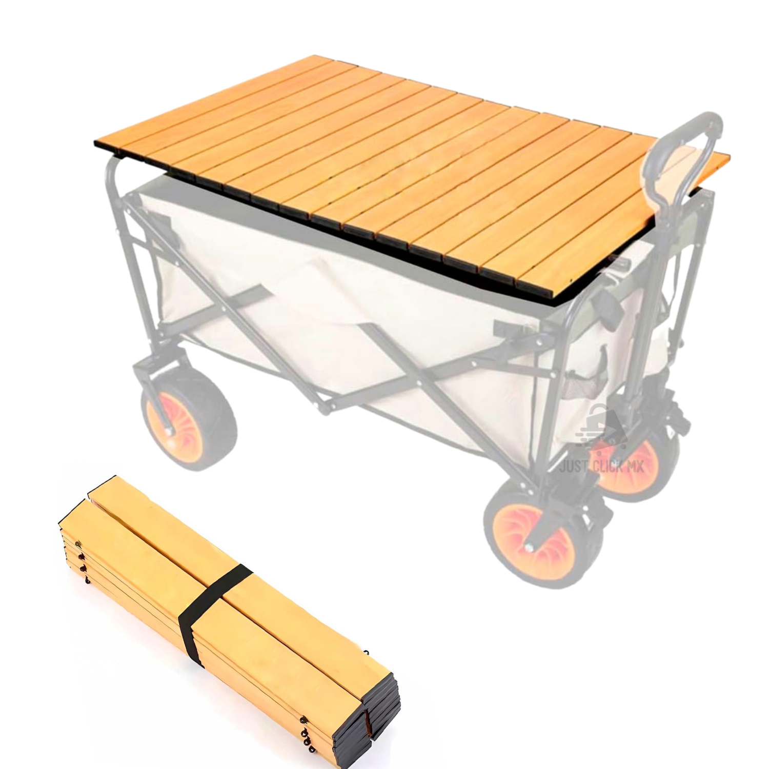 Cubierta Mesa De Madera Plegable Para Carrito Camping