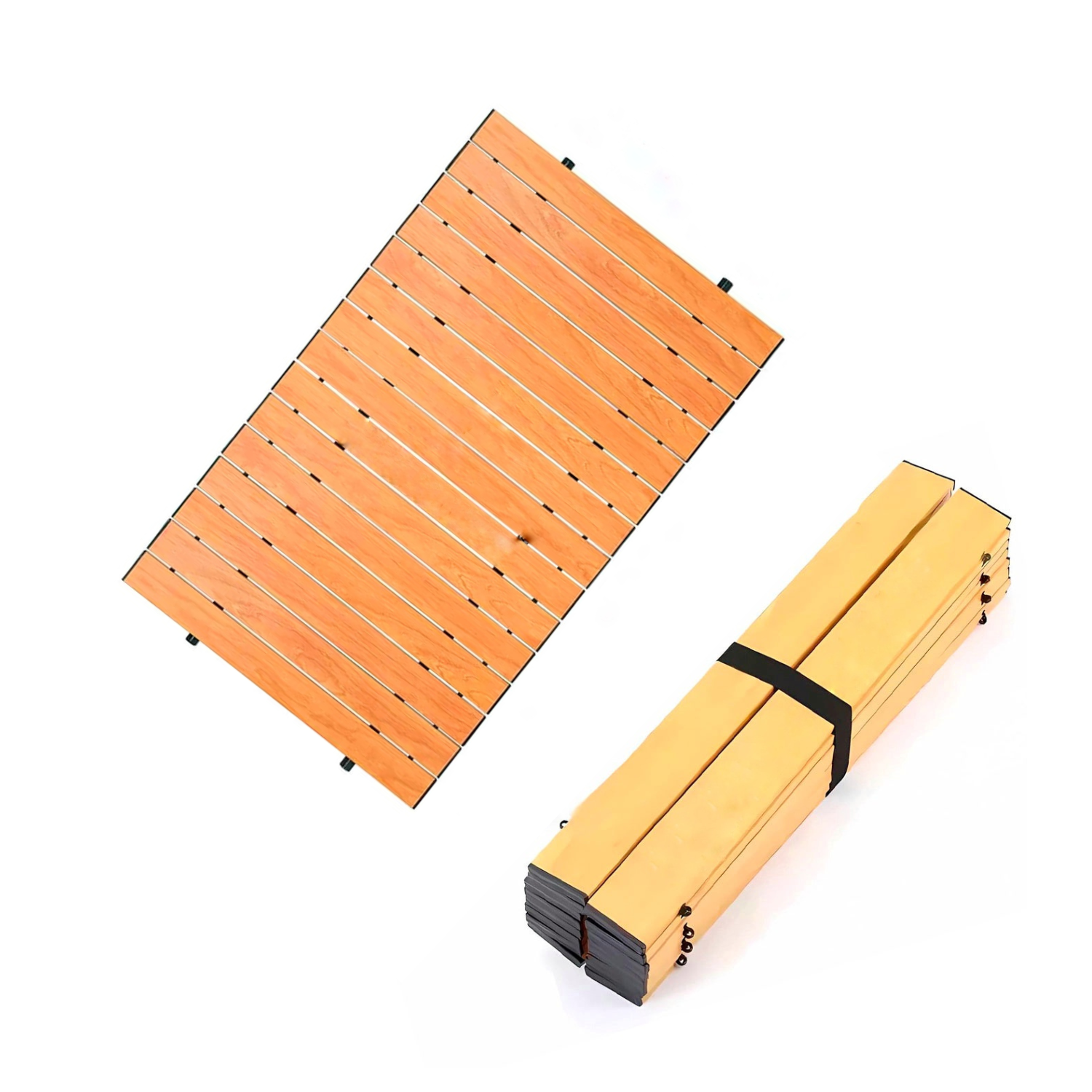 Cubierta Mesa De Madera Plegable Para Carrito Camping