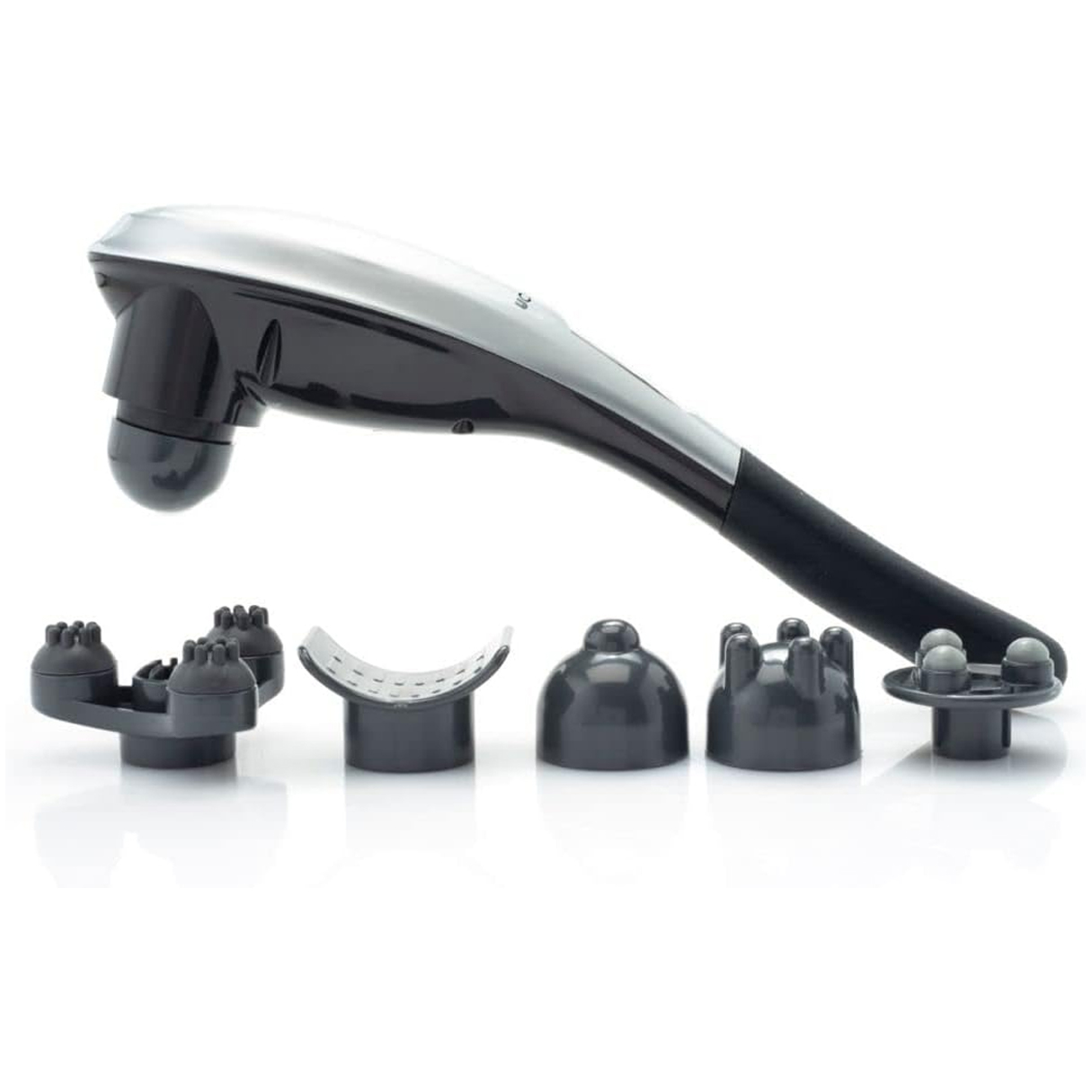 Masajeador de Mano UCOMFY PRO Recargable 6 Cabezales 3 Niveles de Intensidad 